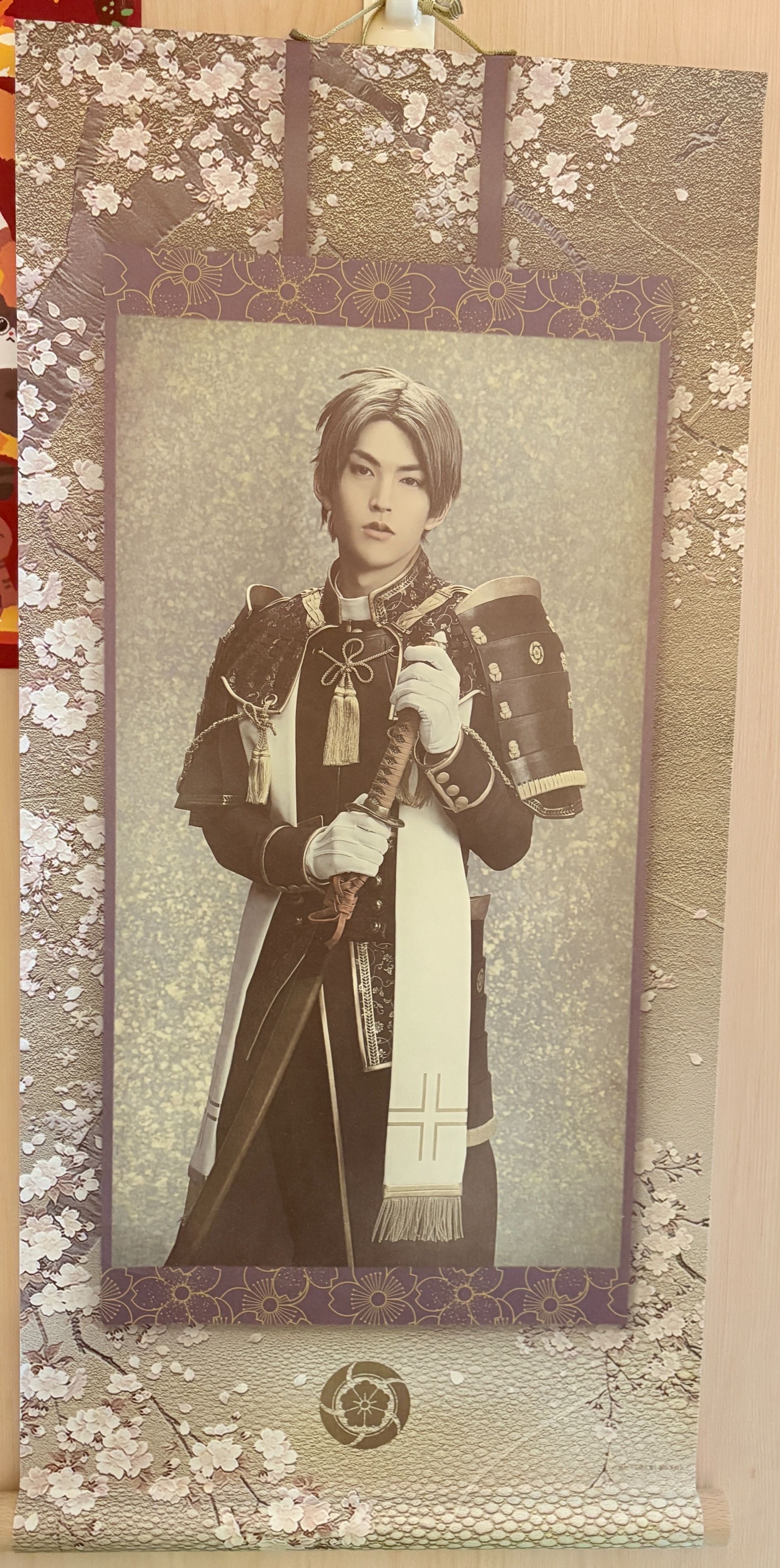 [贈]刀舞 悲傳 長谷部和紙掛軸