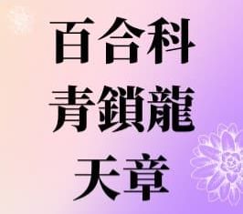 百合、青鎖龍、天章專用配土