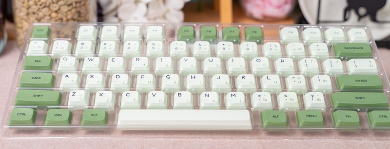 極客外設Matcha熱升華PBT熱升華日文字根鍵帽124鍵