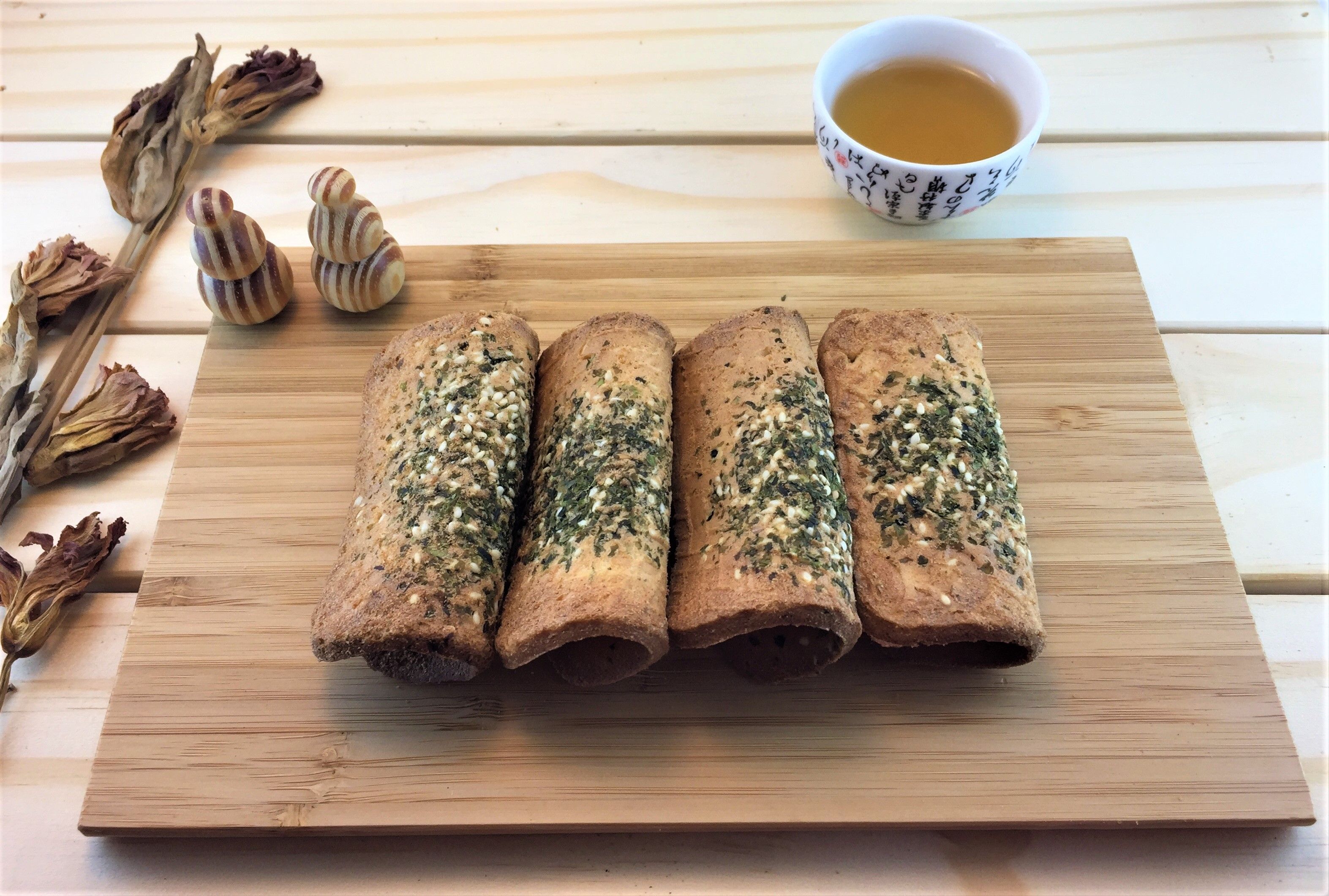 A++方元寶煎餅_日式煎餅_押花如彩_蛋奶素_海苔_芝麻