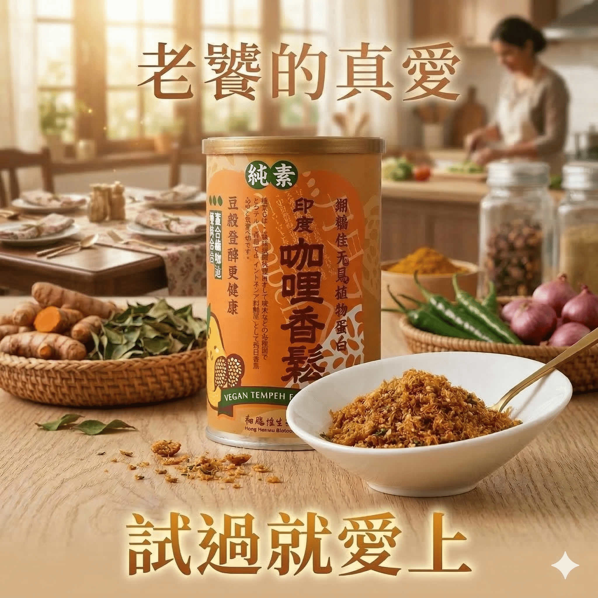 【翔鶴佳】天貝香鬆（原味/咖哩 ）350g