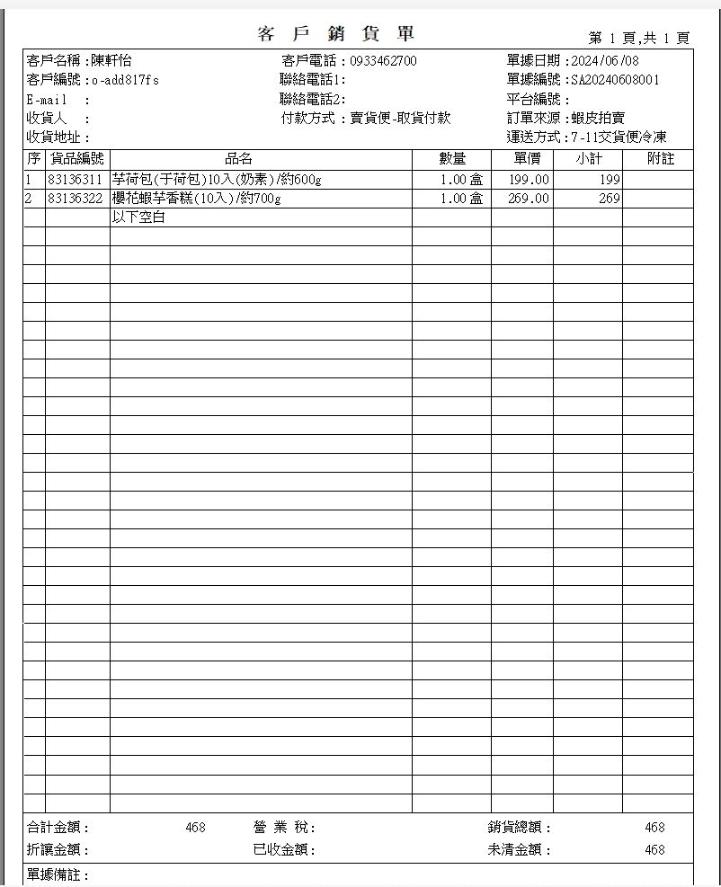 6/8 陳軒怡-專屬賣場
