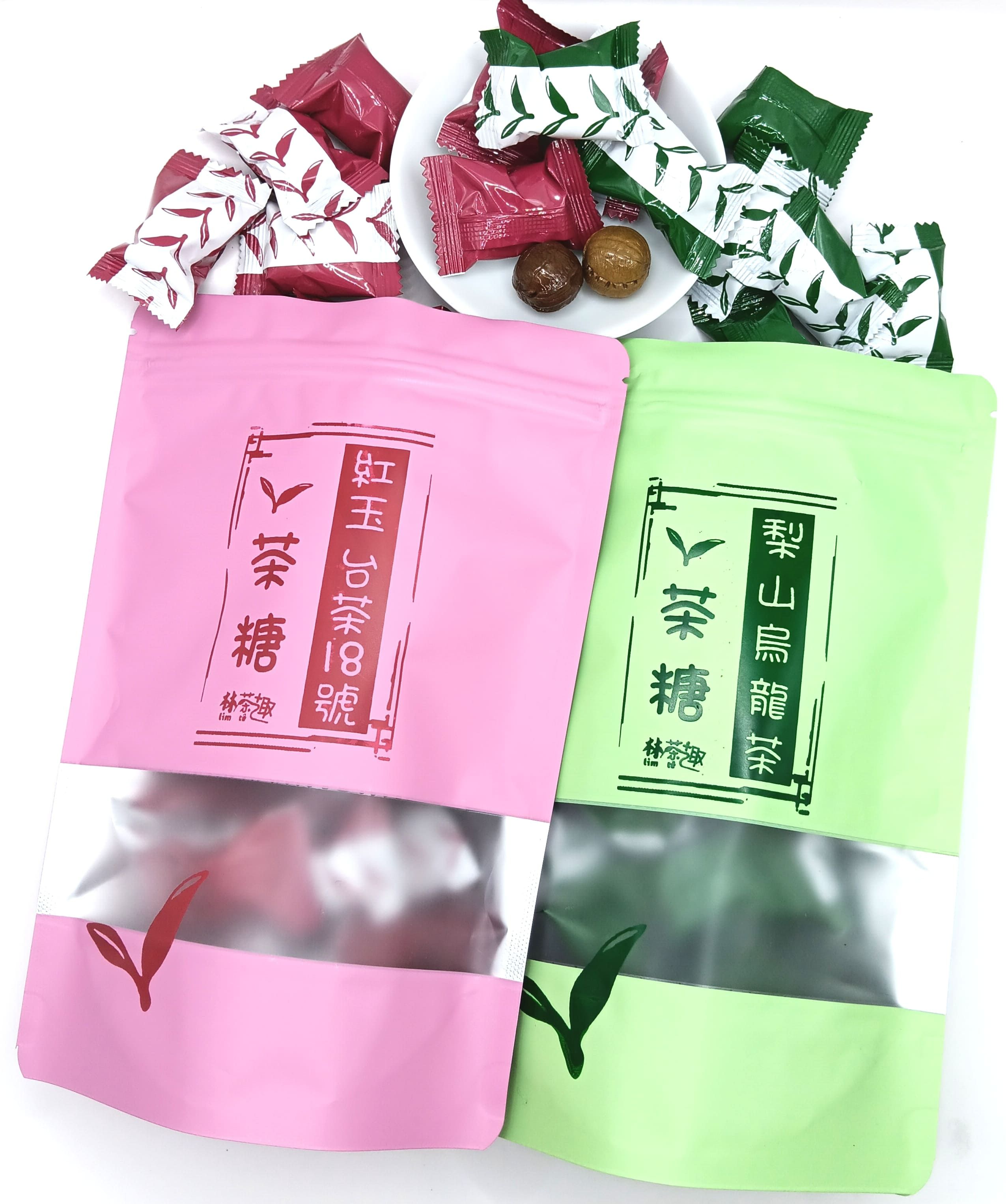 茶糖 新裝上架 梨山烏龍 ＆ 紅玉台茶18號 茶粉升級 加值 不加價 不只是糖 甘甜中保有茶香味 - 林茶趣