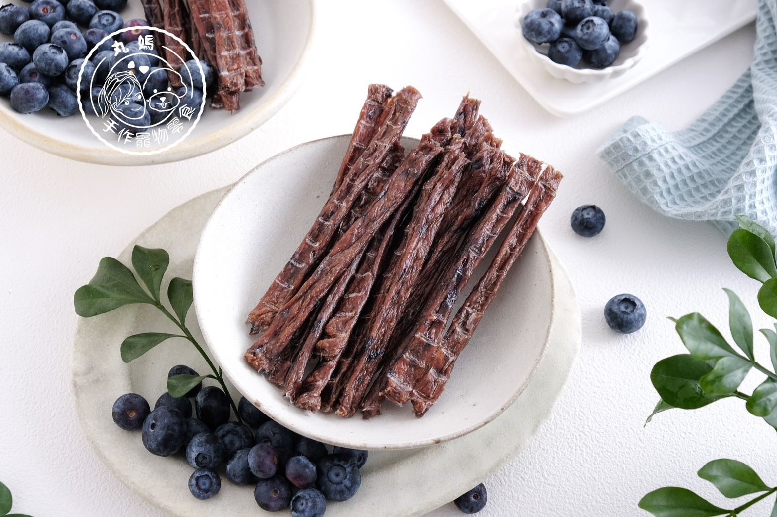 [丸媽手作寵物零食］ 藍莓雞肉條  任選六送一 天然手作無添加 天天新鮮現做