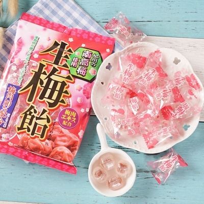 日本進口食品🇯🇵紀州南高梅肉生梅飴 梅子糖 108g リボン 梅肉50%配合 RIBON立夢糖果