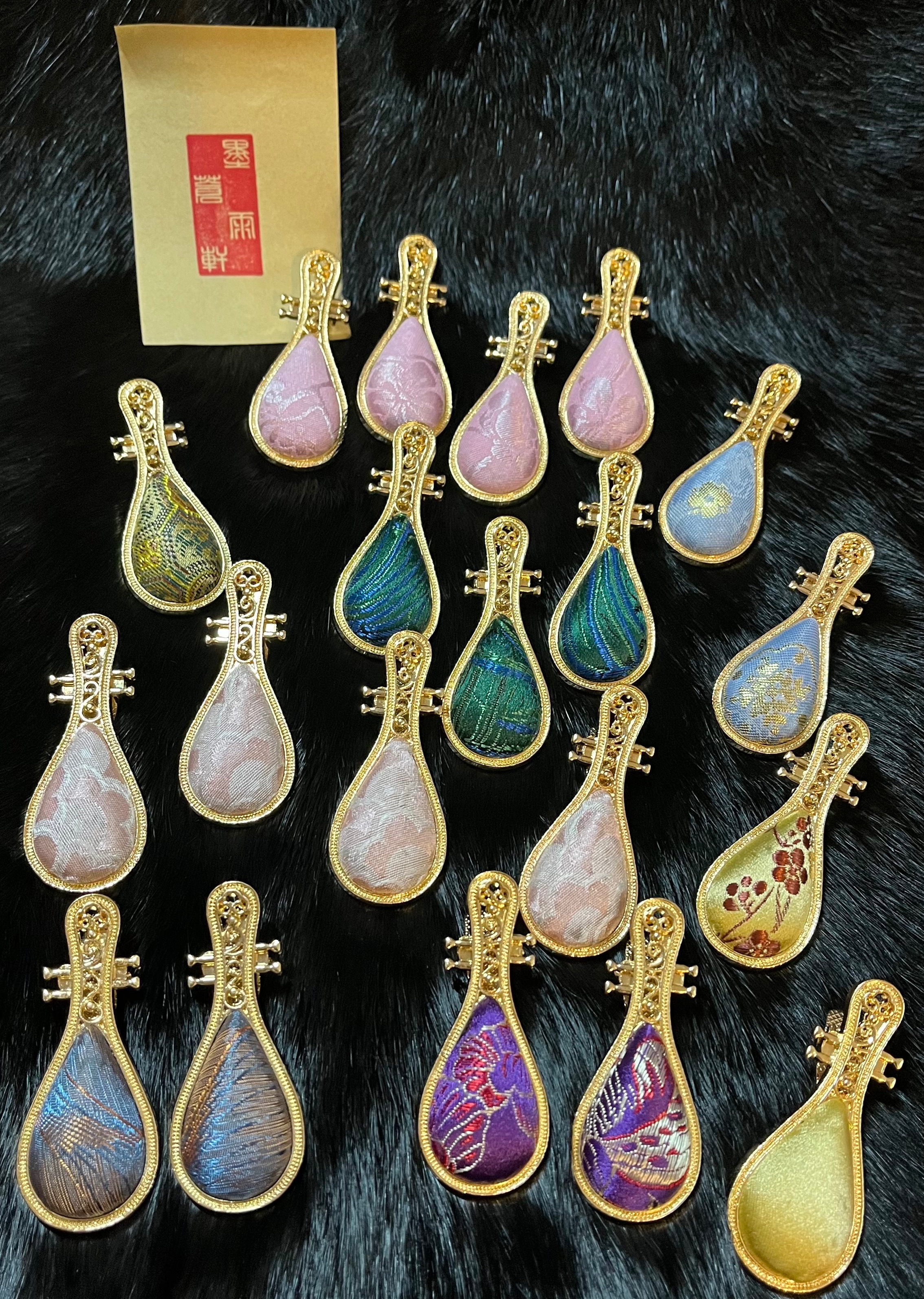 大琵琶 ‹髮夾6cm›  KC金