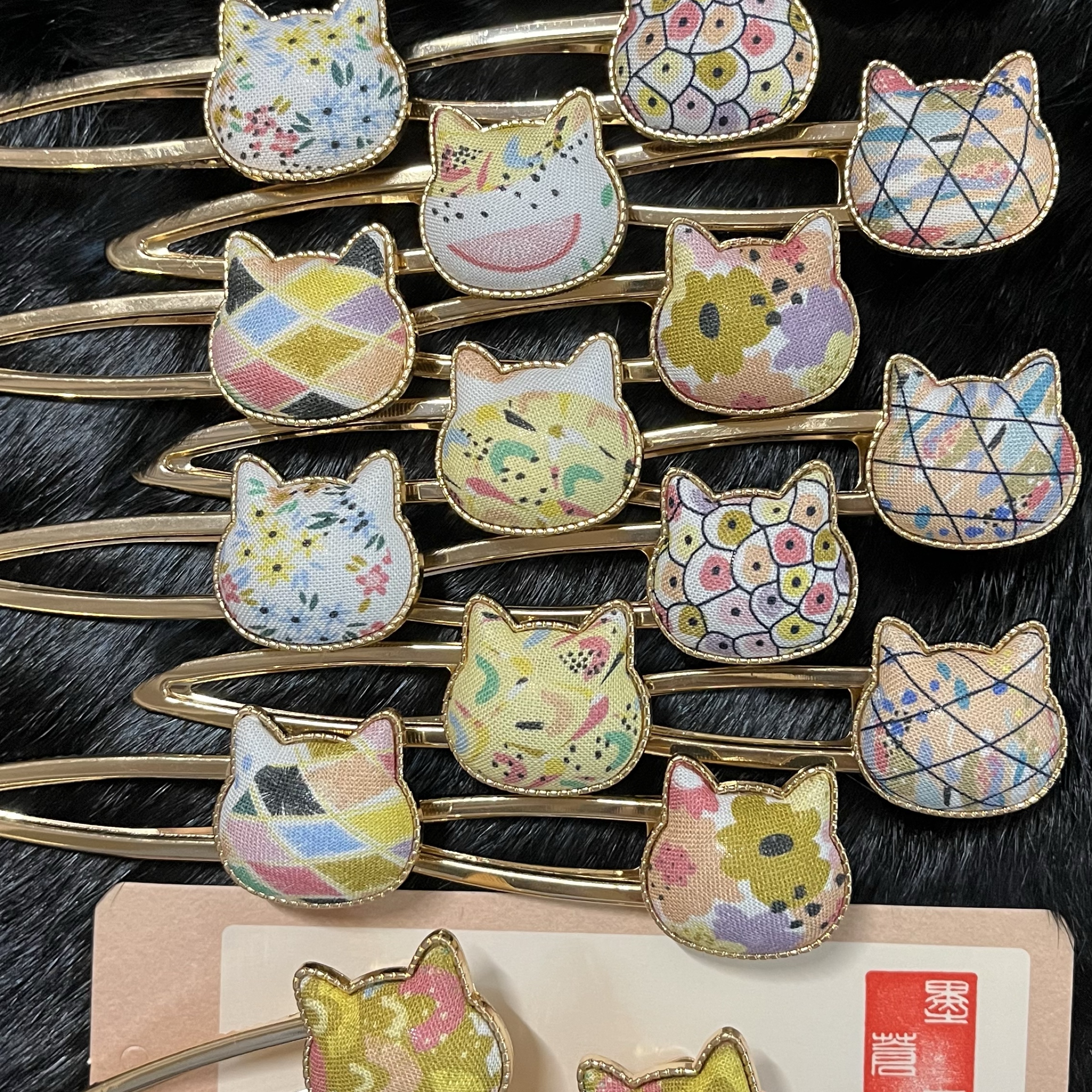 小貓貓頭 ‹髮夾7.5cm› KC金