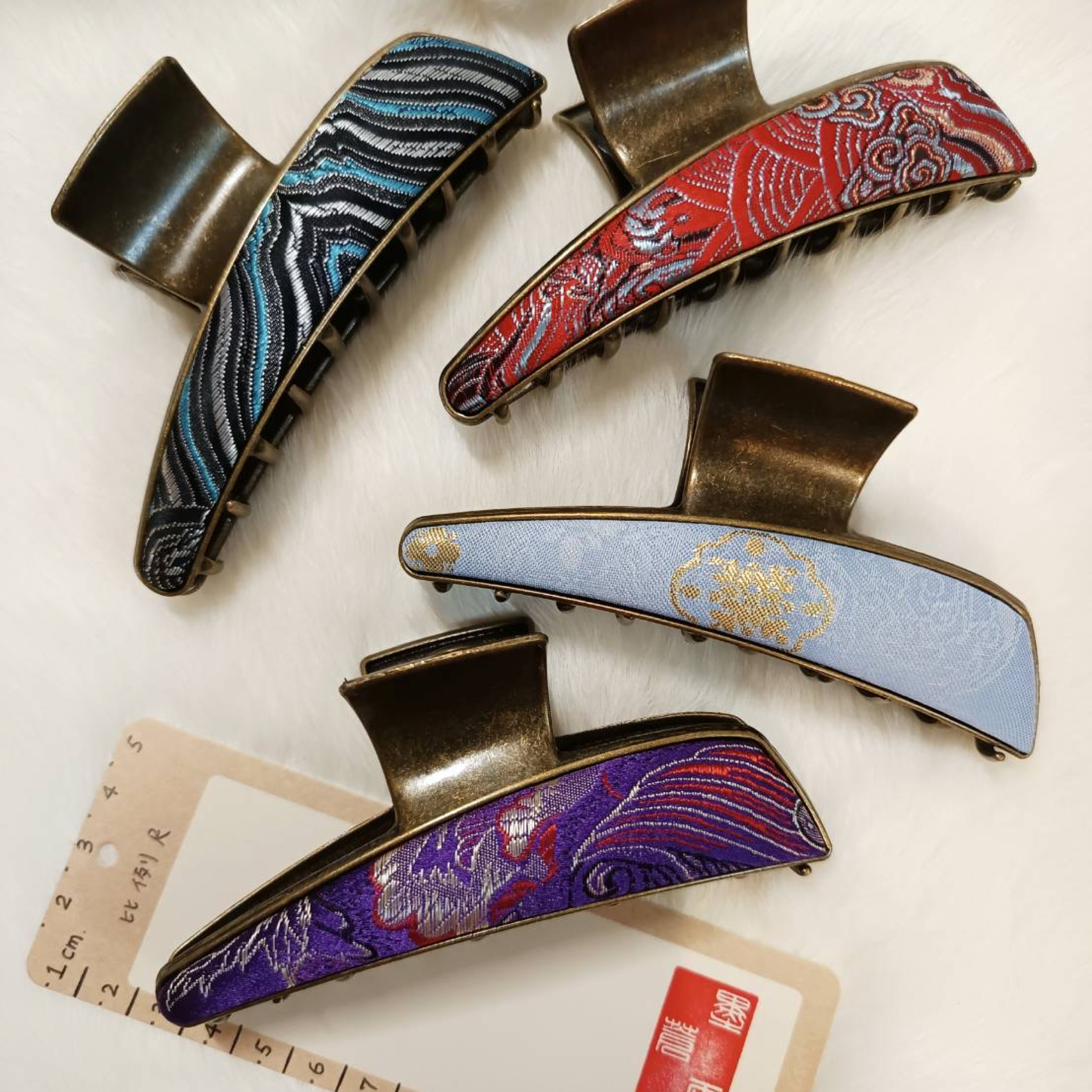 月牙 ‹鯊魚夾11.5cm› 古銅色