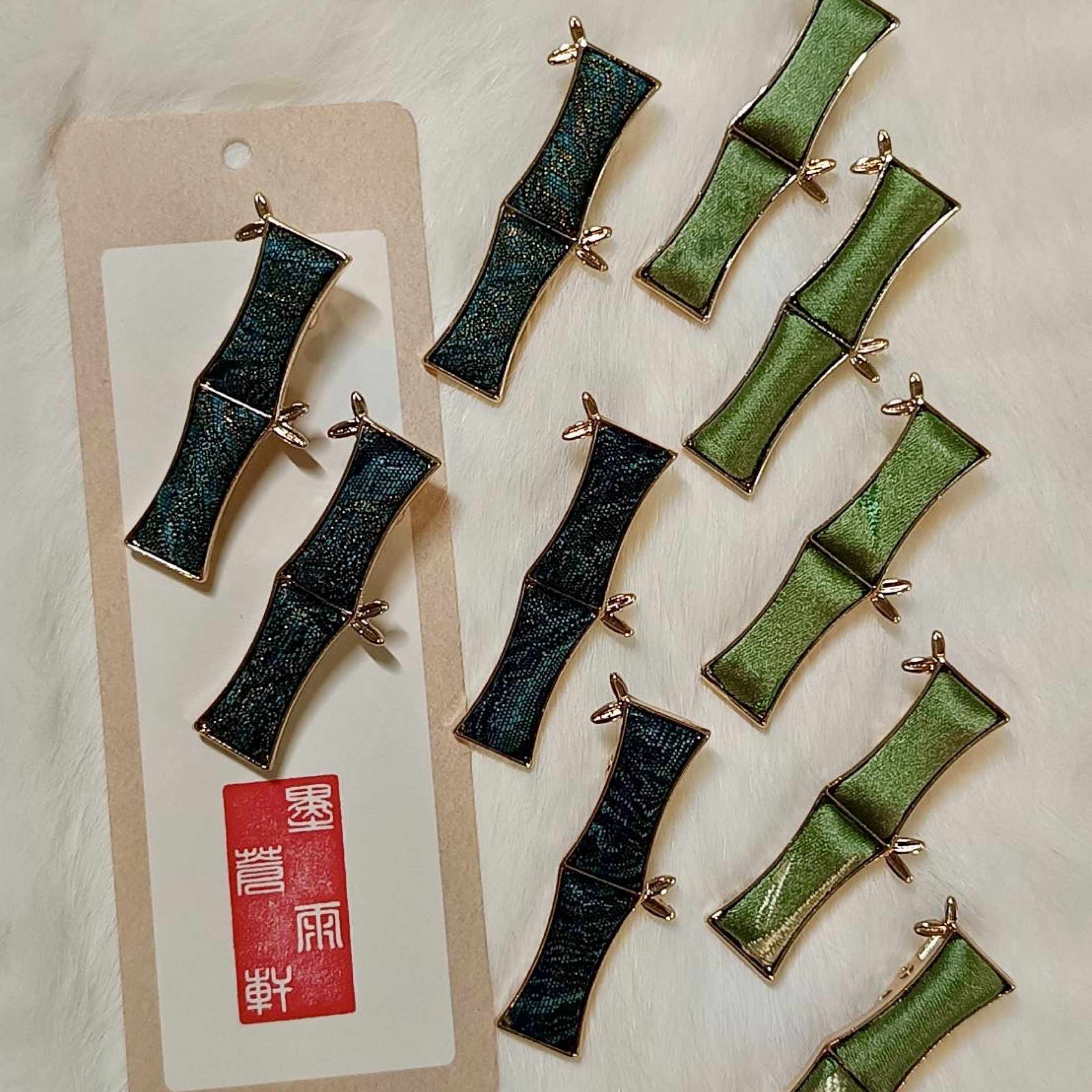 竹子 ‹髮夾5cm›  KC金
