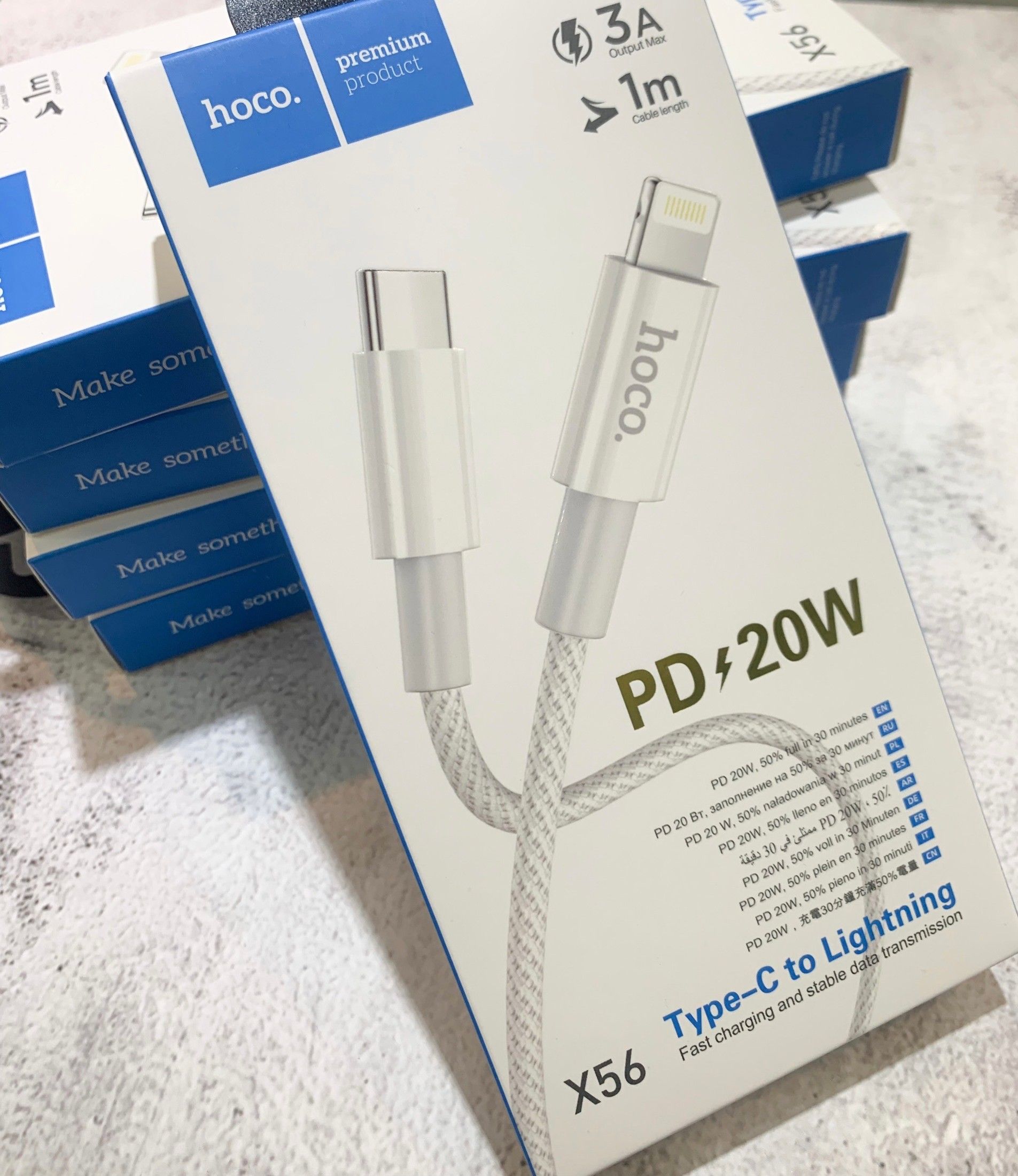 促銷 hoco高速充電Typec to Lightning  PD 20w快充  貨量不多 數量有限