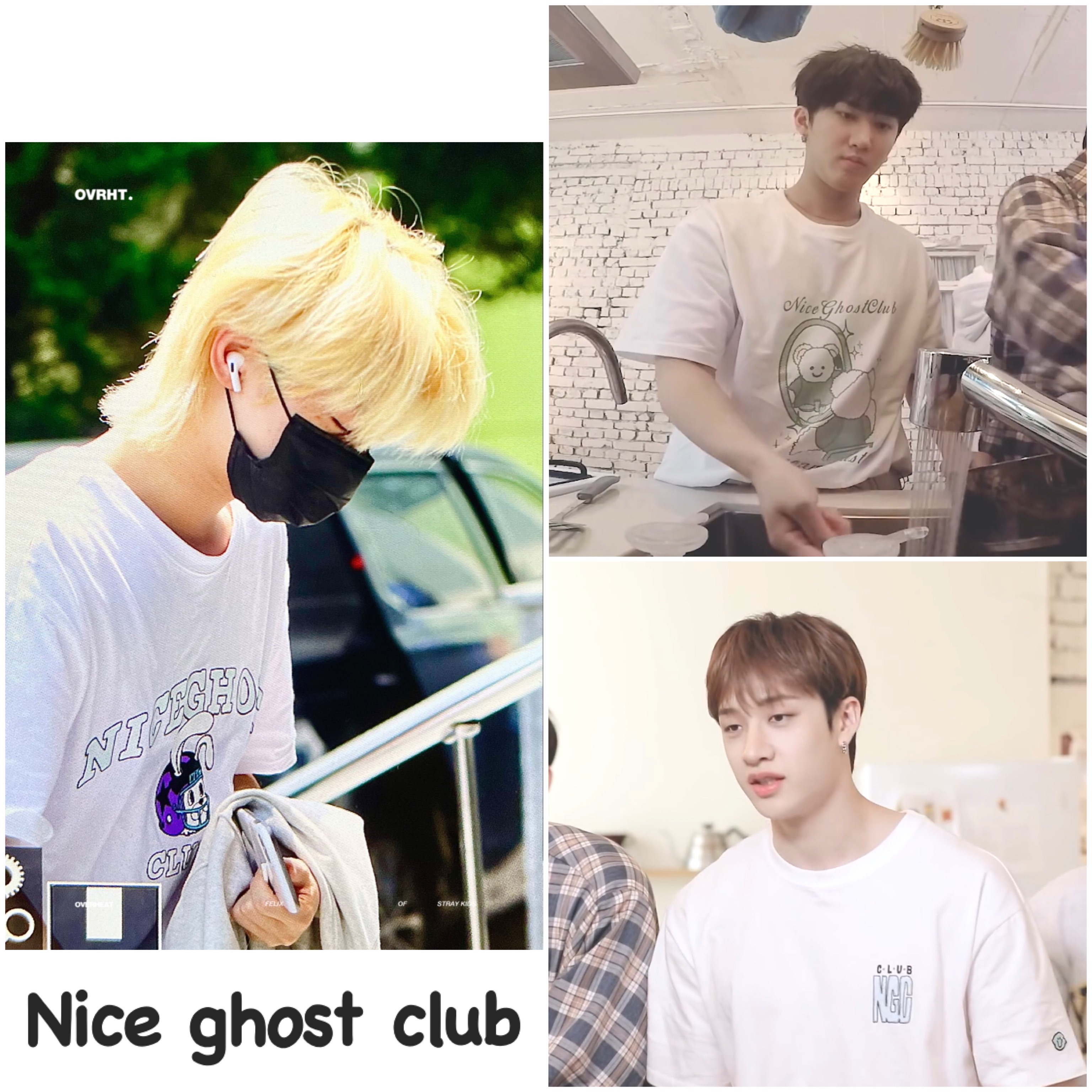 代購 Straykids 同款短踢 NICE GHOST CLUB 