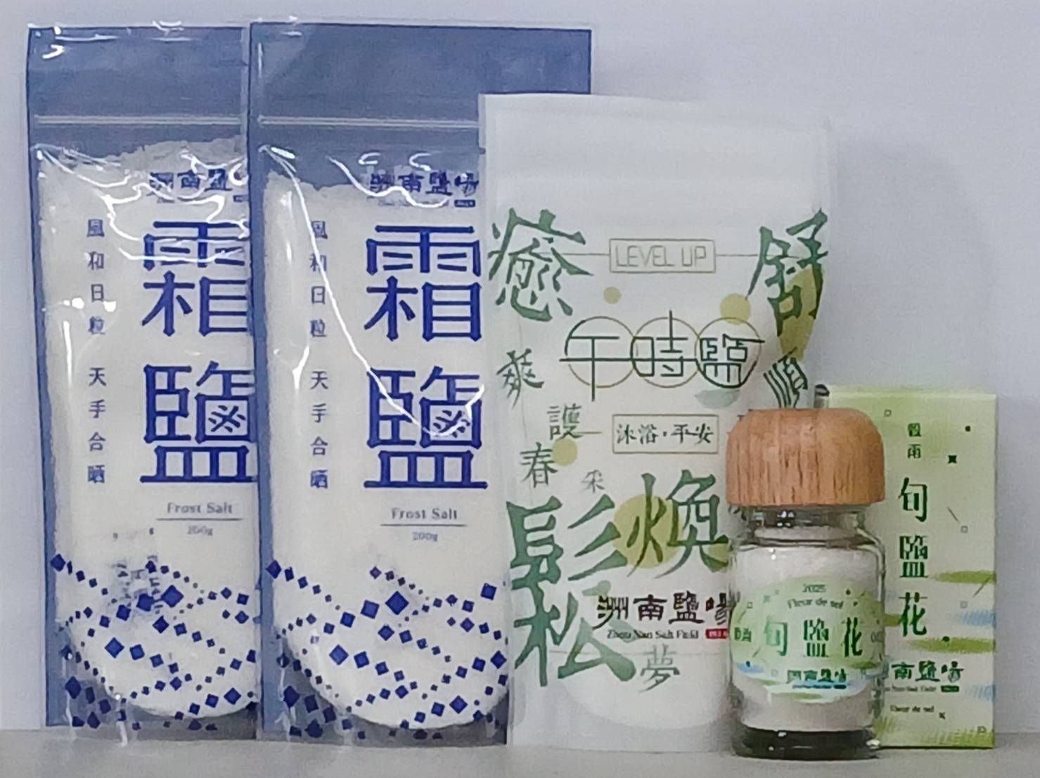 洲南端午精選組｜午時鹽 ×1＋霜鹽 ×2＋穀雨 ×1