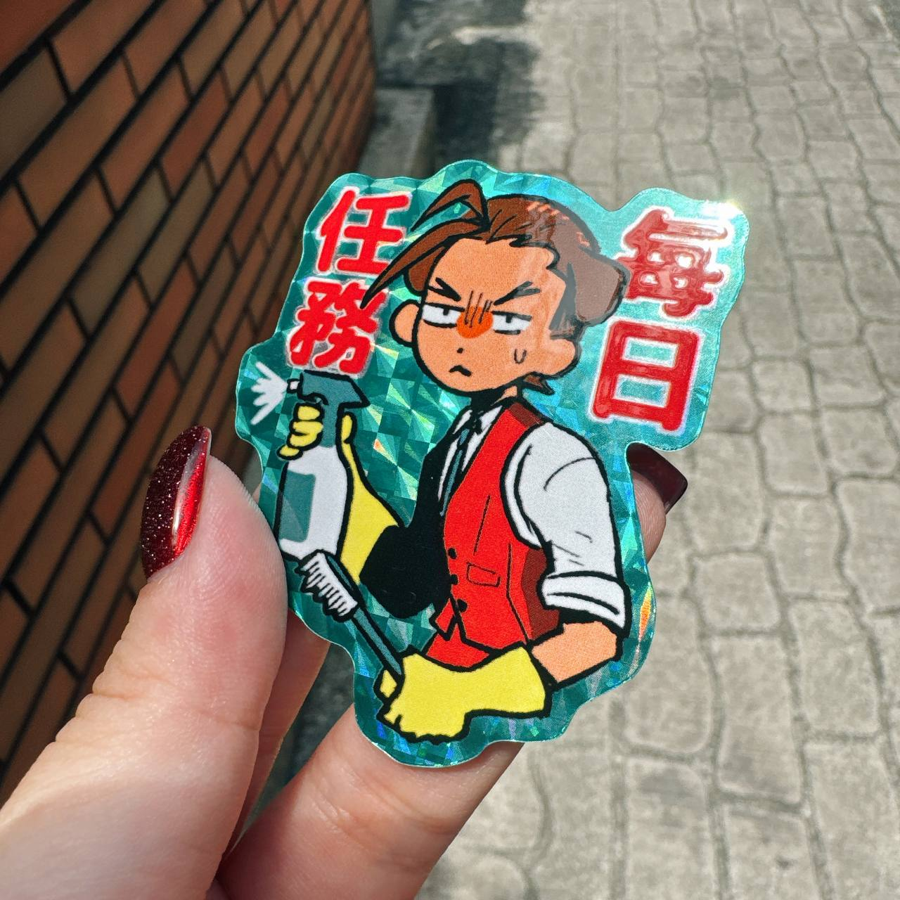 【逆轉裁判】員工每日任務貼紙