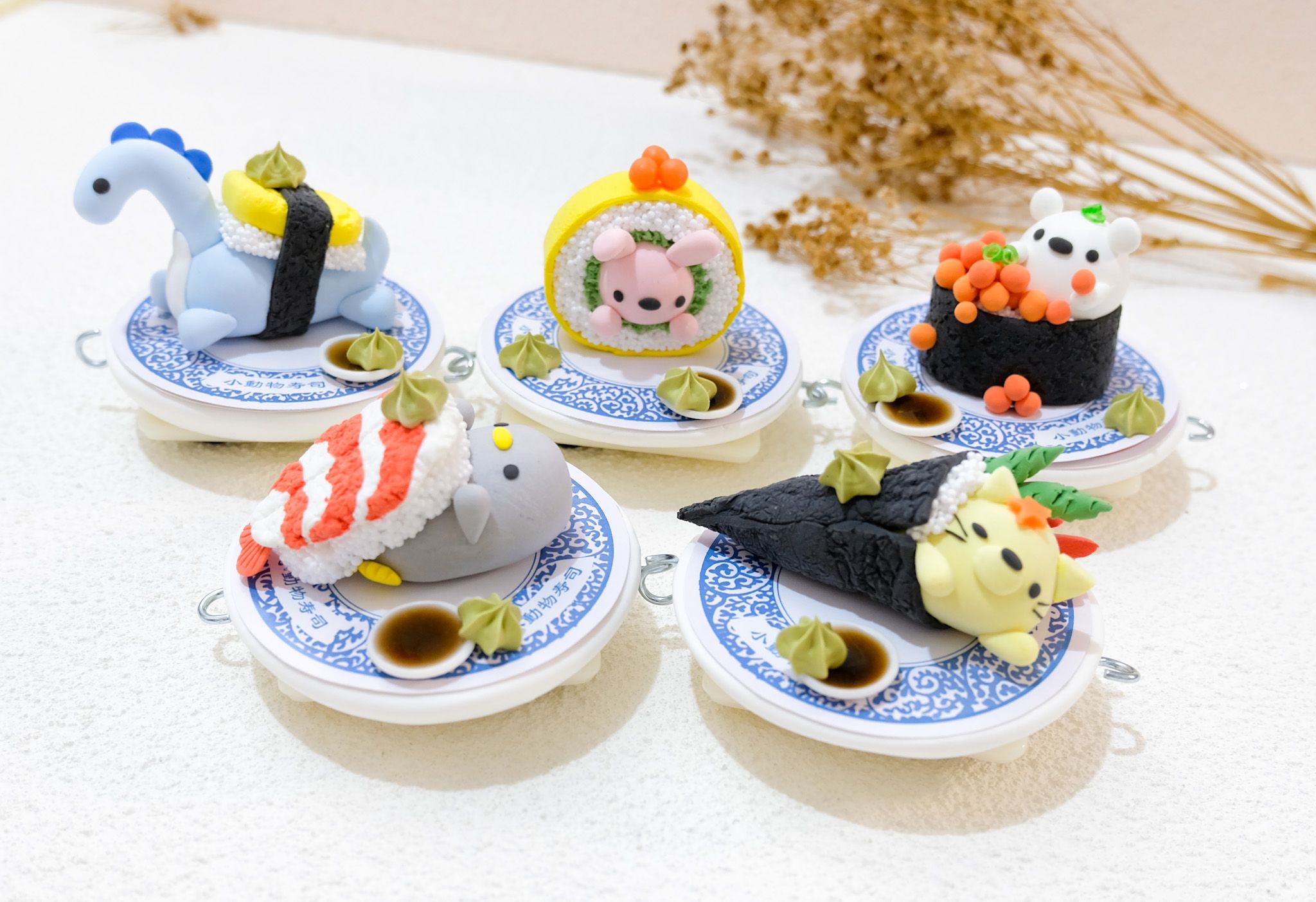 奔跑吧!迴轉壽司迴力車 手作黏土材料包 DIY