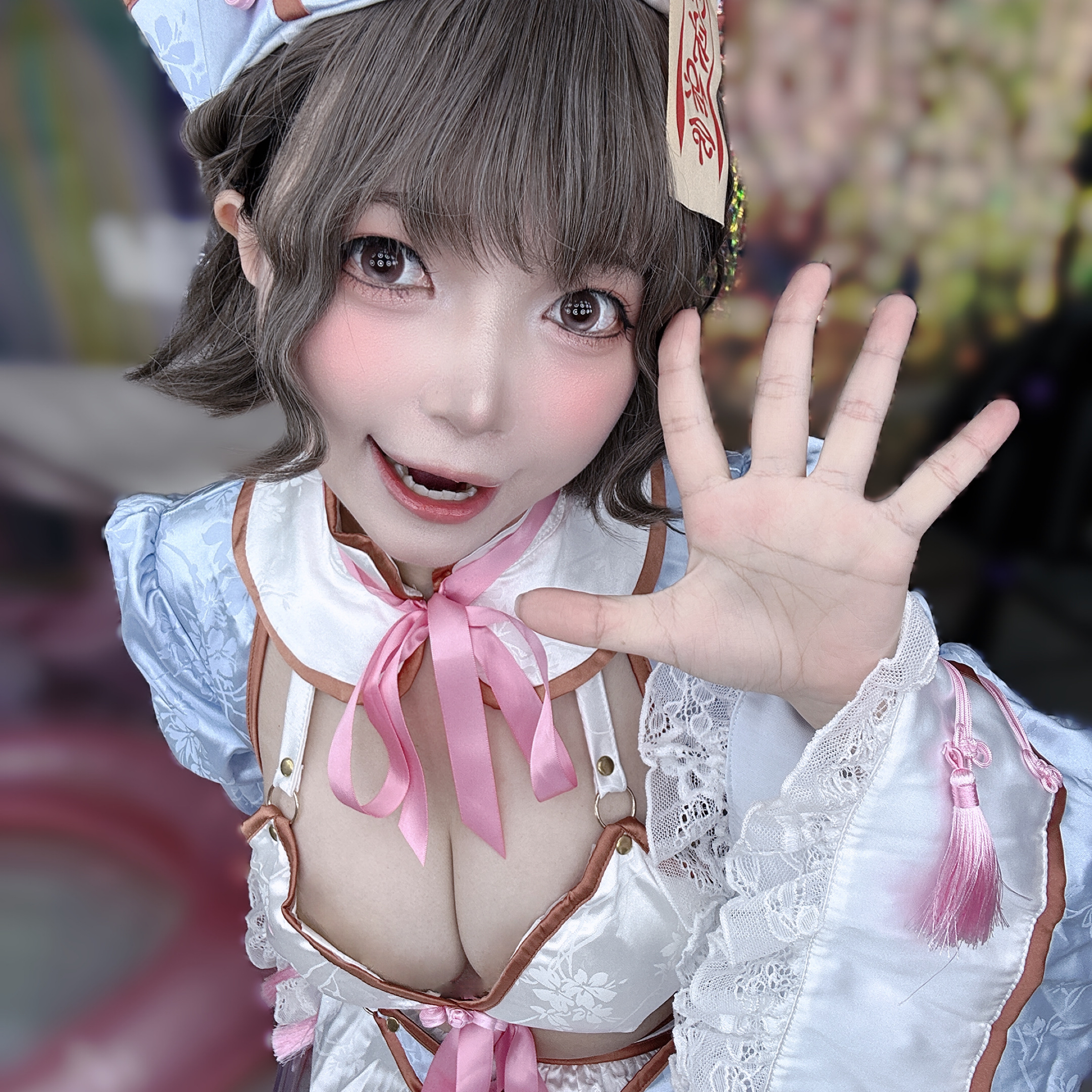 〔原創/道士少女〕限量簽繪拍立得x包子
