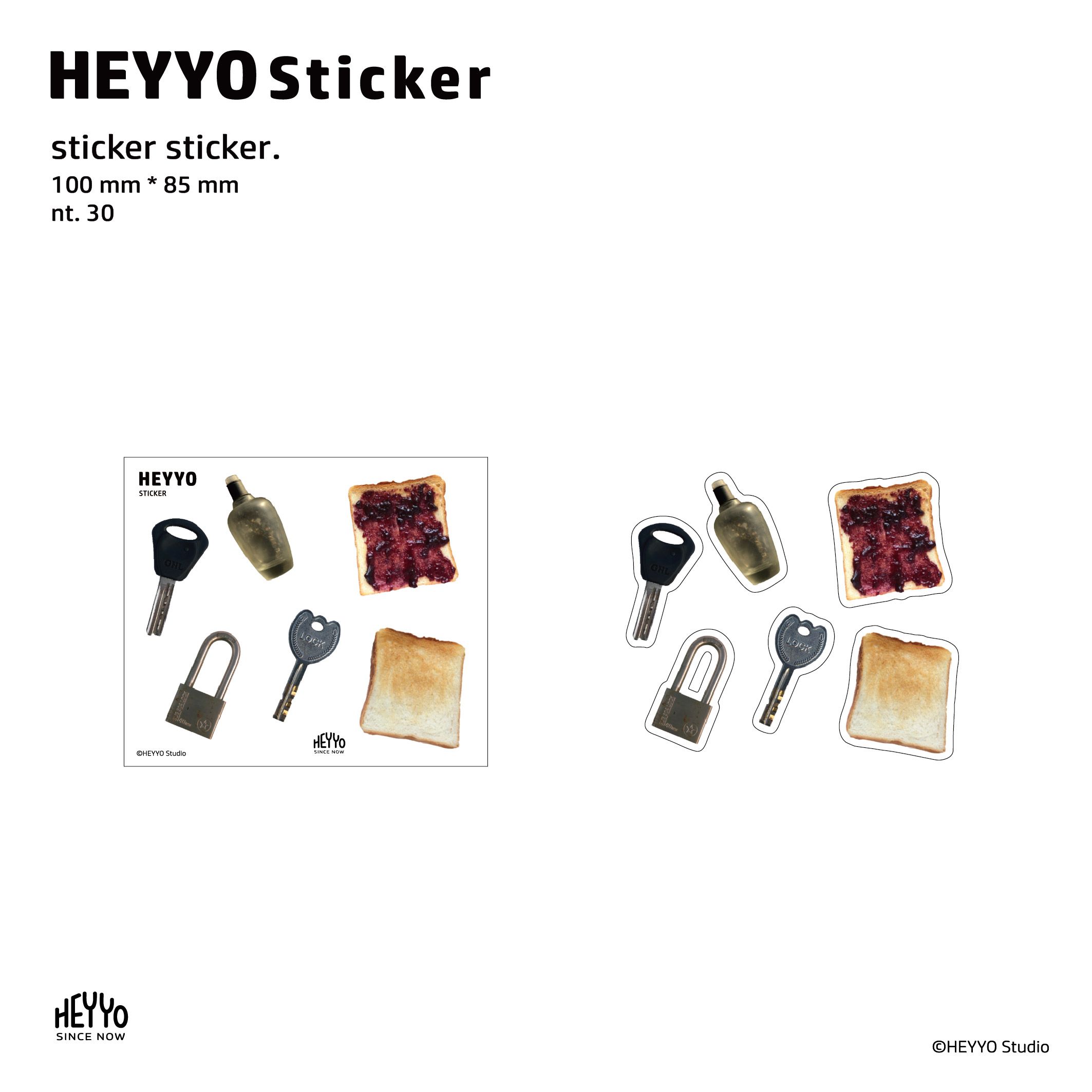 sticker sticker. 刀模貼紙 | HEYYO Sticker