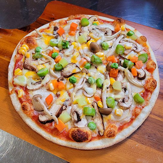 冷凍 鮮菇蘆筍披薩