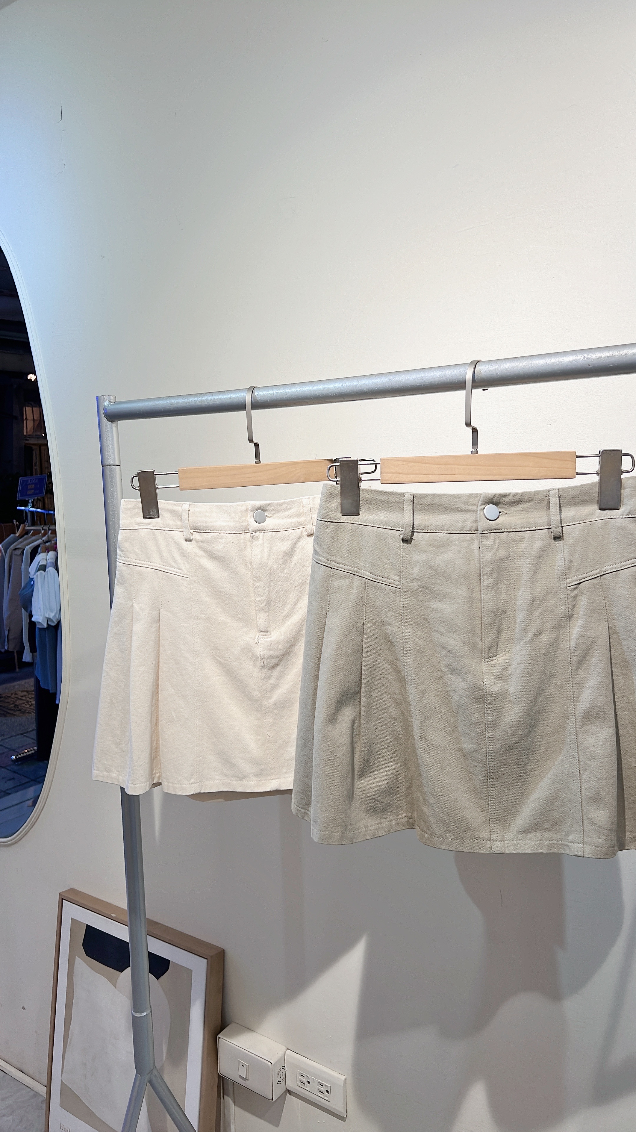 棉麻後鬆緊高腰褲群