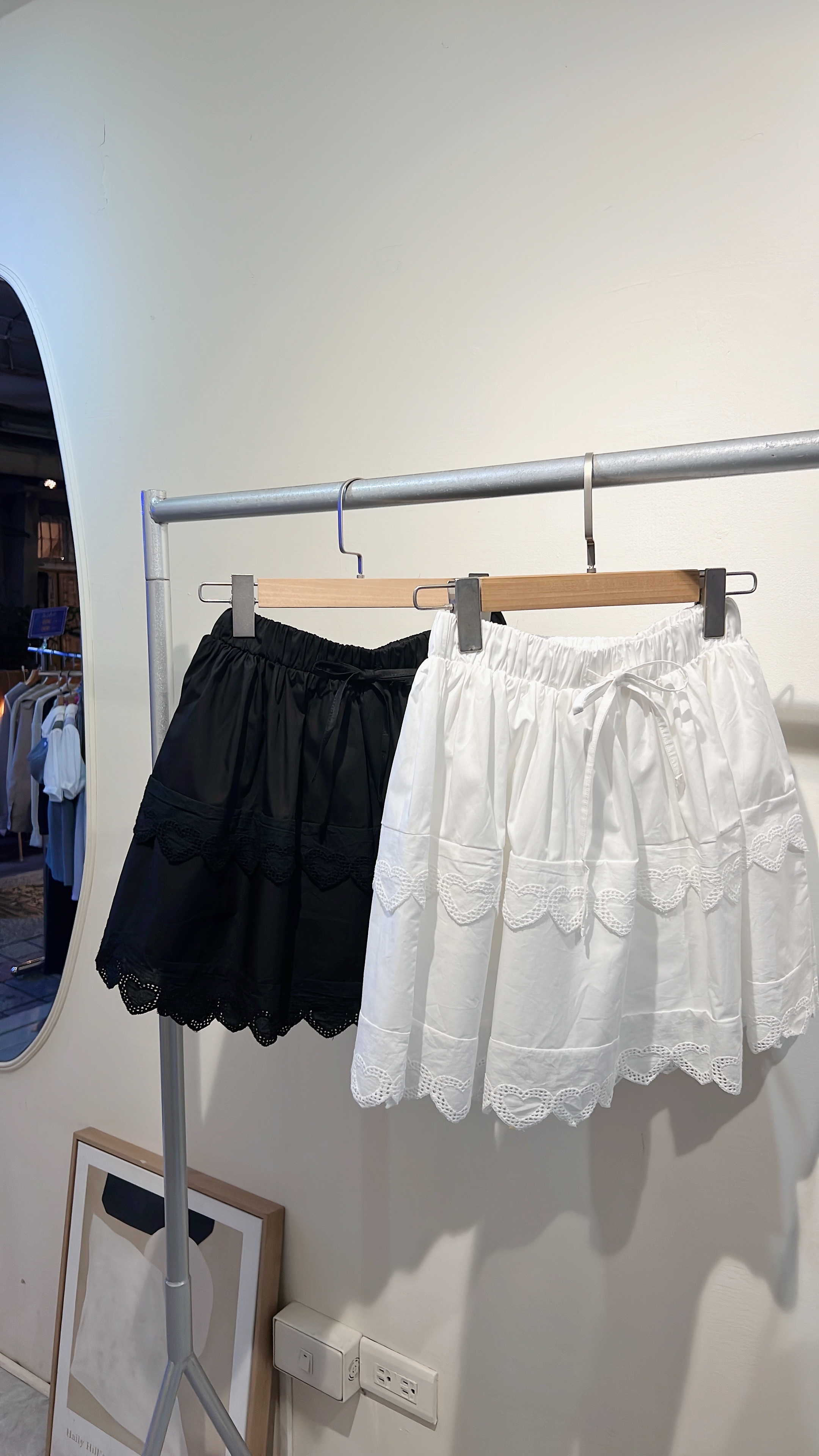 愛心抽繩澎澎褲裙