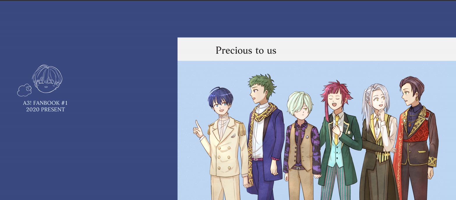 【A3!】彩圖本《Precious to us》