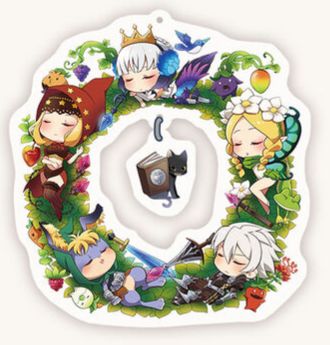 奧丁領域花圈壓克力吊飾