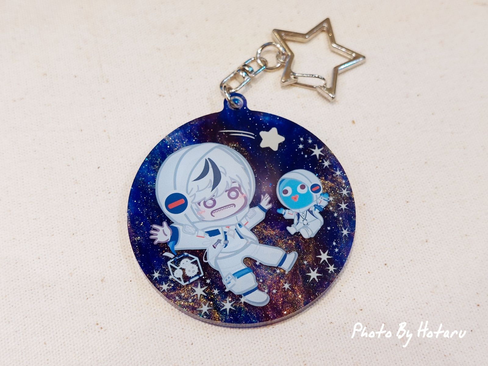 【新世界狂歡】宇宙布儡☆星空板壓克力吊飾