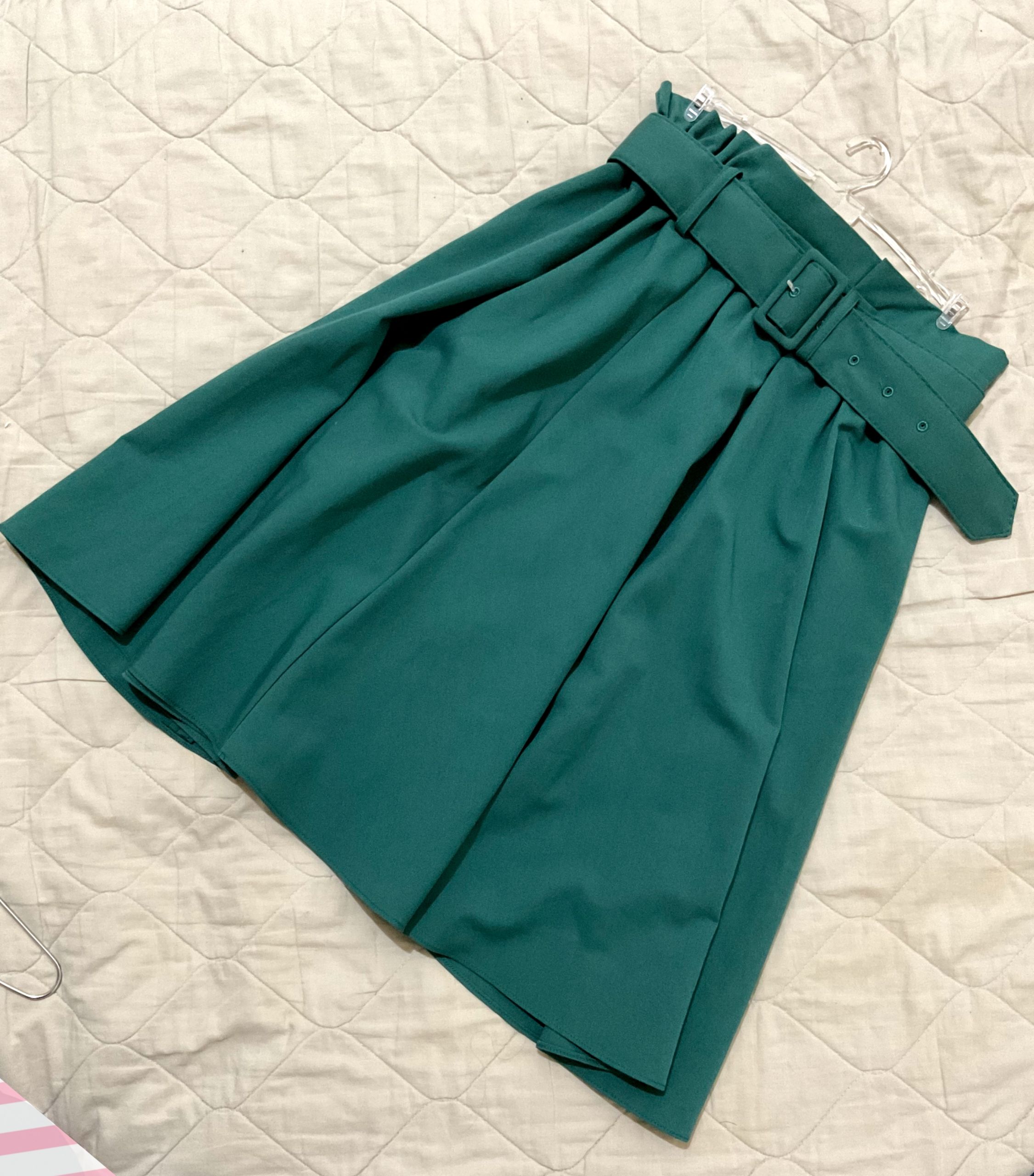 正版Ingni 半身裙 深綠色 裙長60cm左右