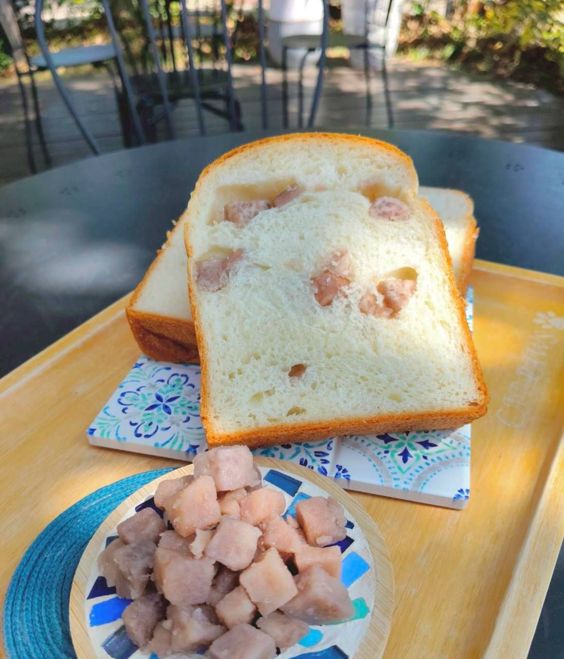 香草芋頭丁吐司