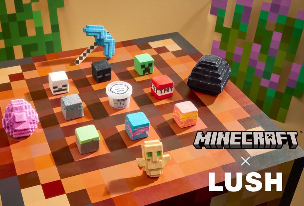 MINECRAFT x LUSH 麥塊