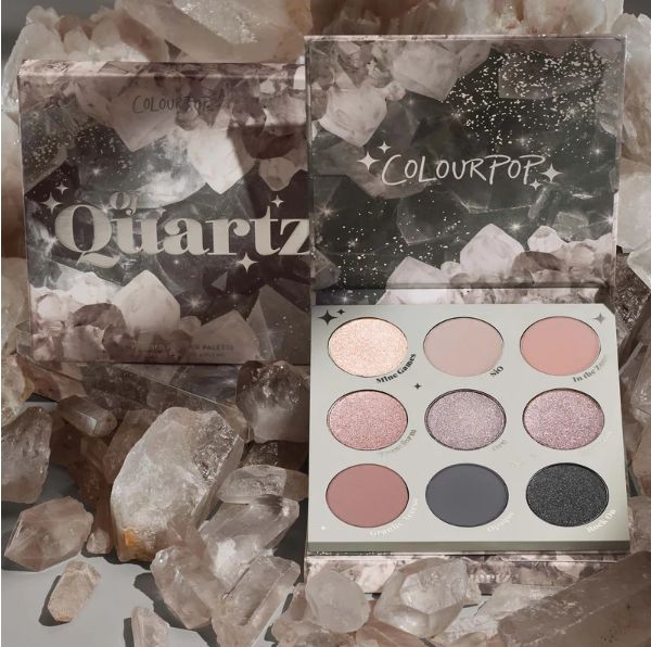 現貨 Colourpop of quartz 冷色石英系列 都市 煙燻妝 秋冬彩妝 唇膏 9宮格眼影 美國 水泥盤