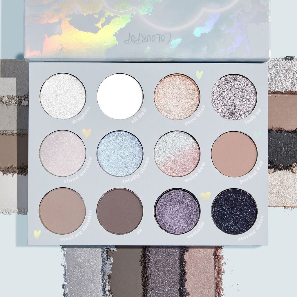 ☁️現貨 Colourpop 12色眼影盤 ON CLOUD 精靈 cloud 9 夢幻 星辰 雲朵盤 眼影 偏光眼影