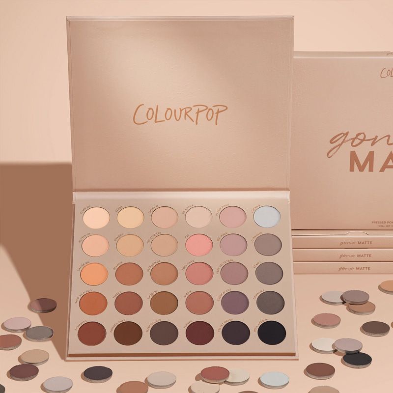 Colourpop 大地色 30色眼影盤 Mega 鬆餅盤 bare necessities  gone 全霧面