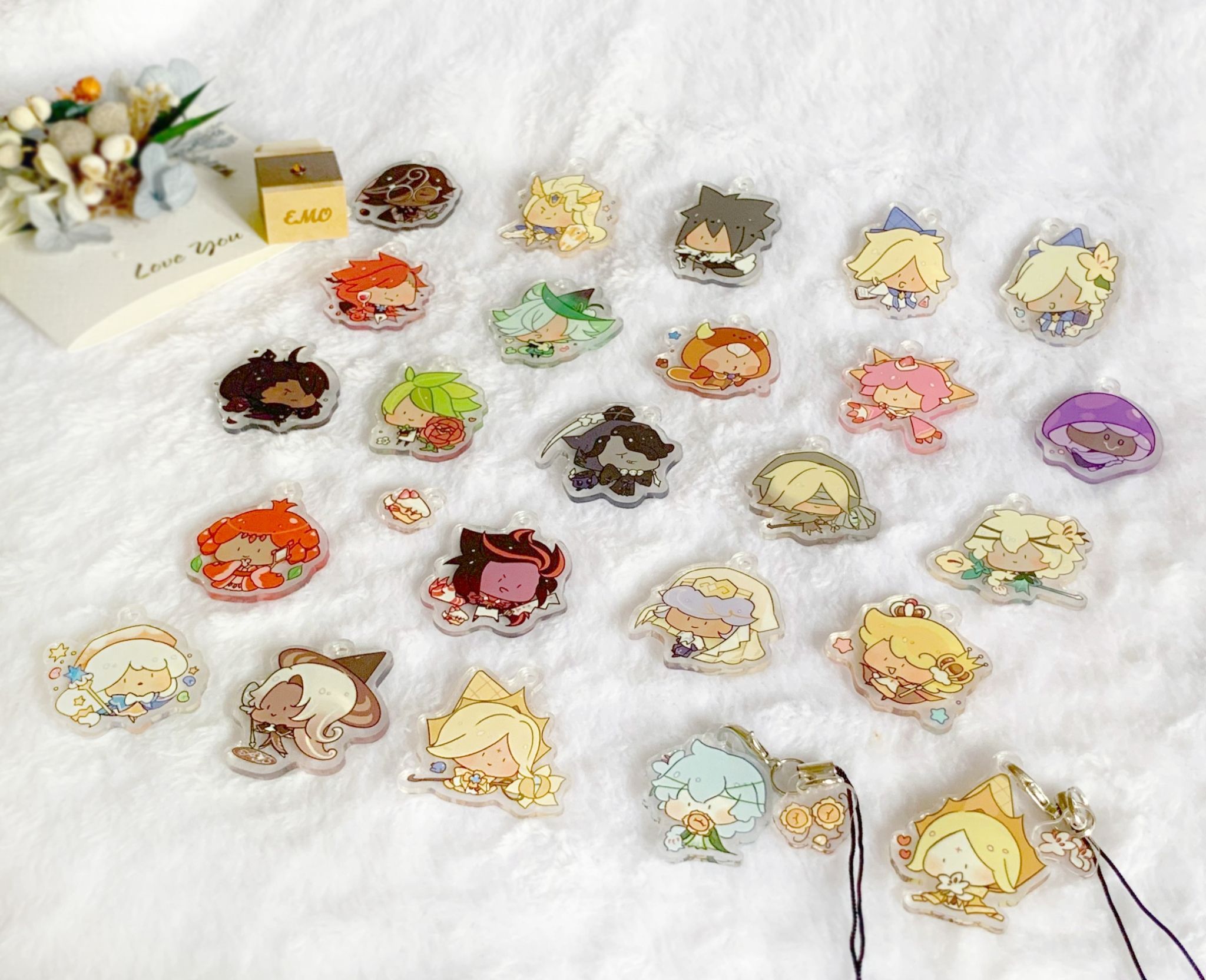 薑餅人王國-Q版壓克力吊飾