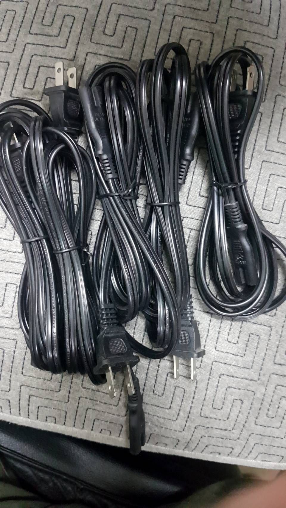 UL純銅美標雙孔八字尾  美規電源線