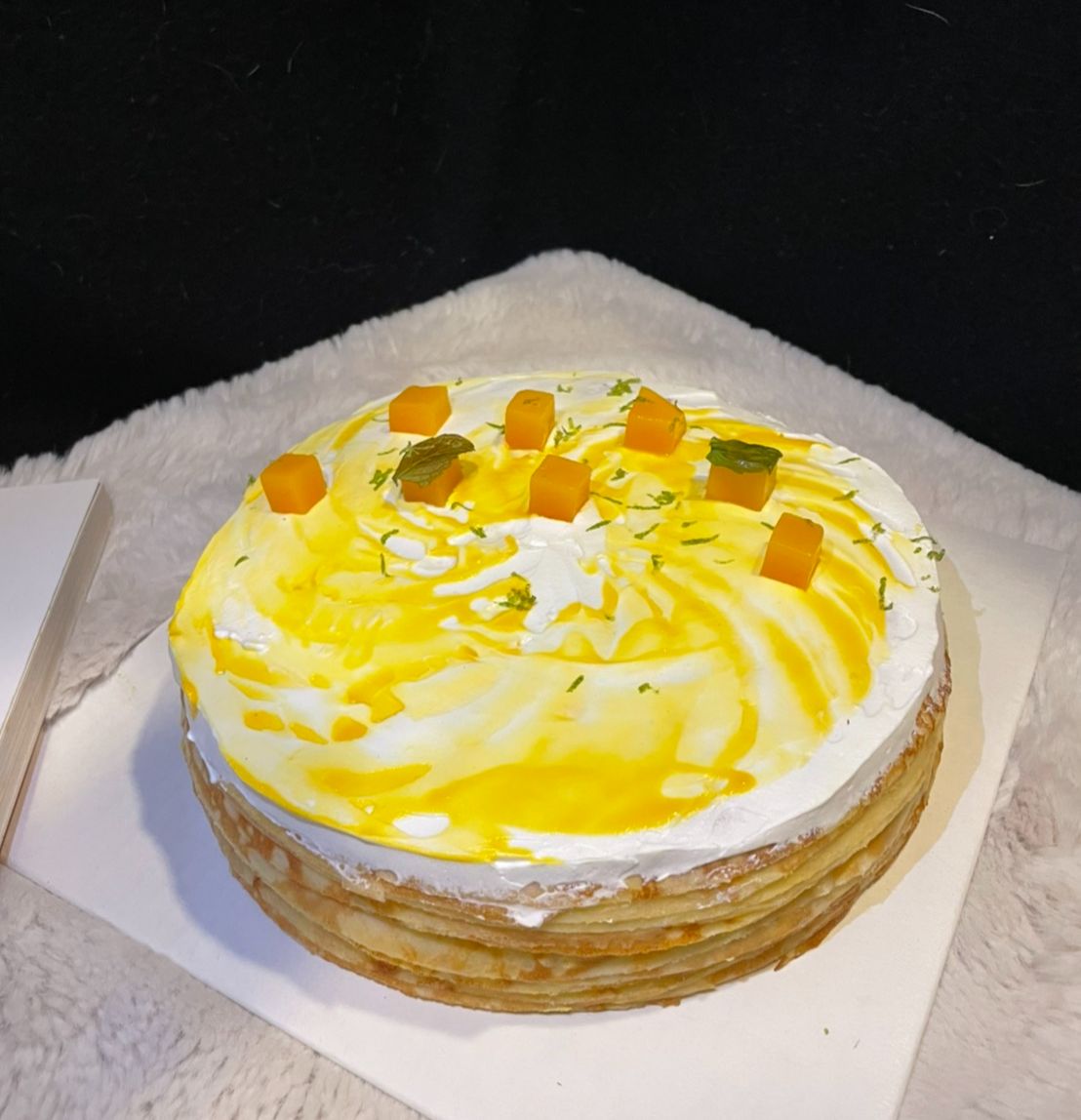 芒果千層蛋糕（八寸）