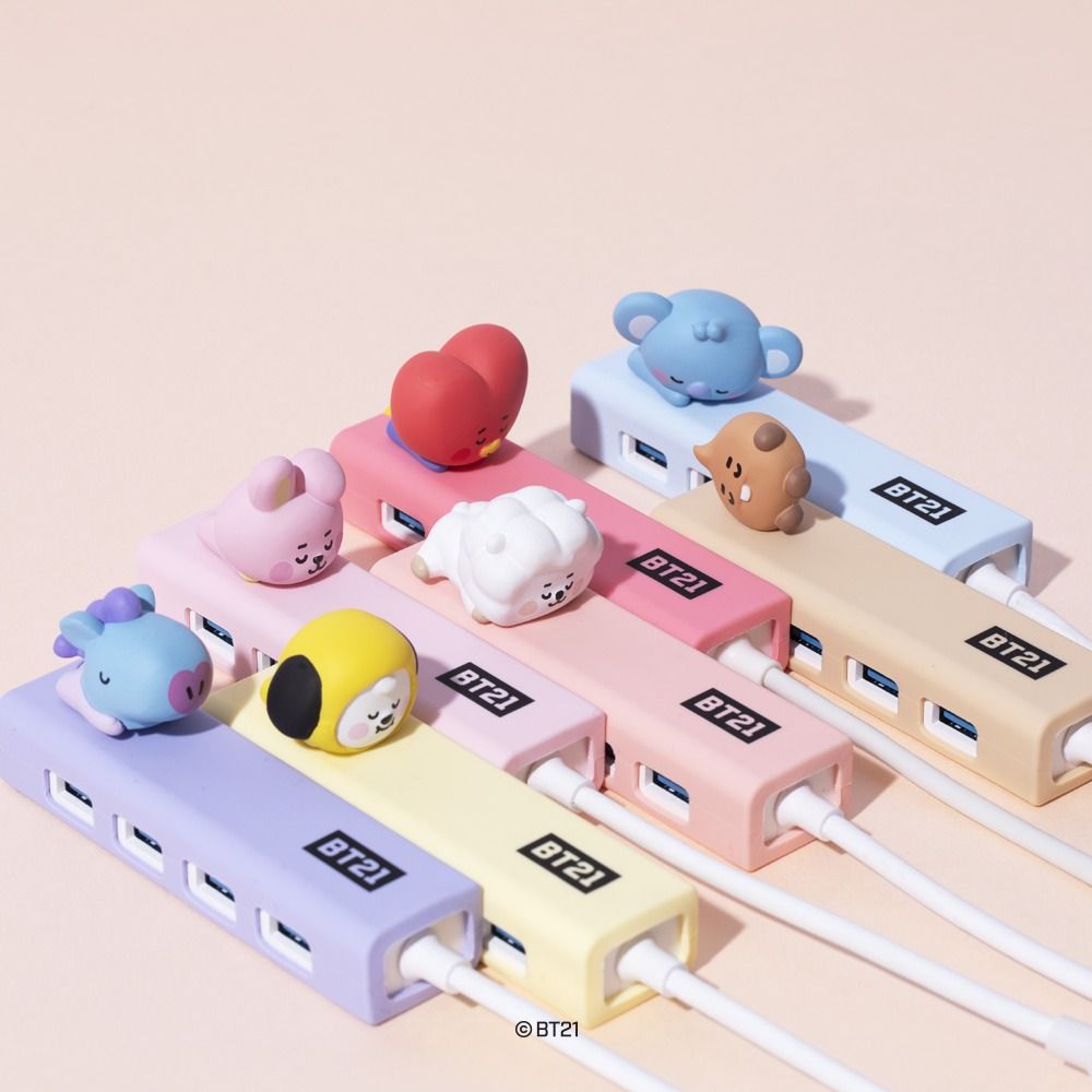 💜現貨 韓國正品 ROYCHE x LINE FRIENDS BT21 BABY USB 集線器 -KOYA