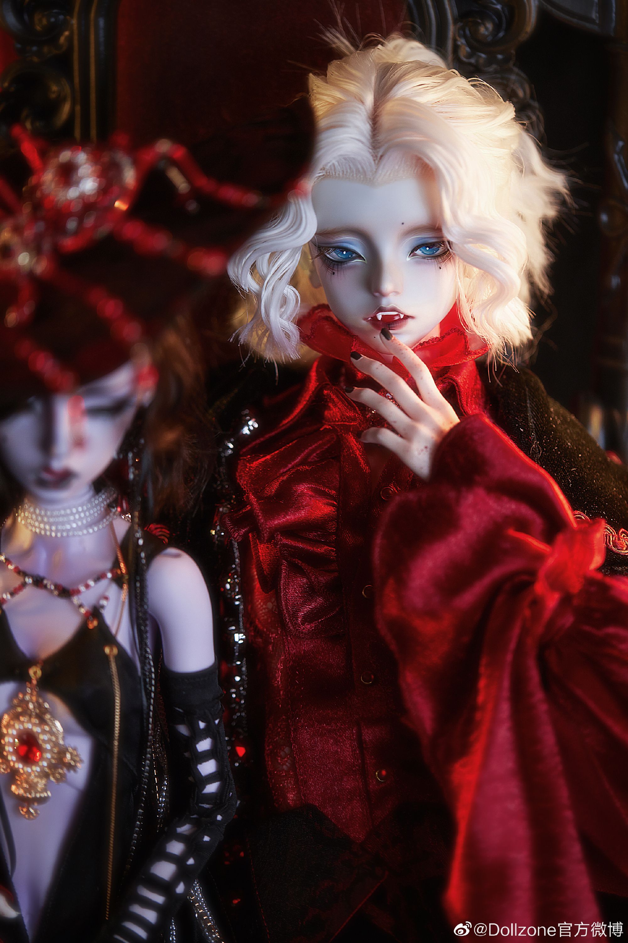 DOLL`SVILLA-DZ 粉白肌半眠卡特素頭+官妝+三個口腔配件含妝