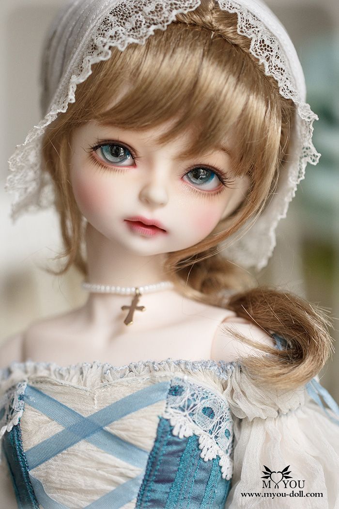DOLL`SVILLA-MYOU四分 粉普豆豆素頭