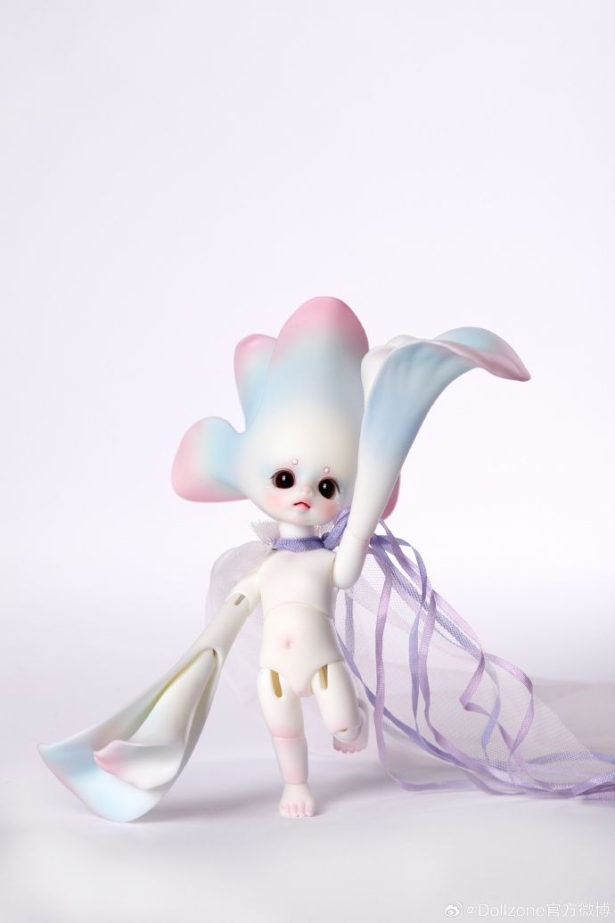 DOLL`S VILLA-dollzone（DZ） 粉白肌小花人裸娃（現貨）