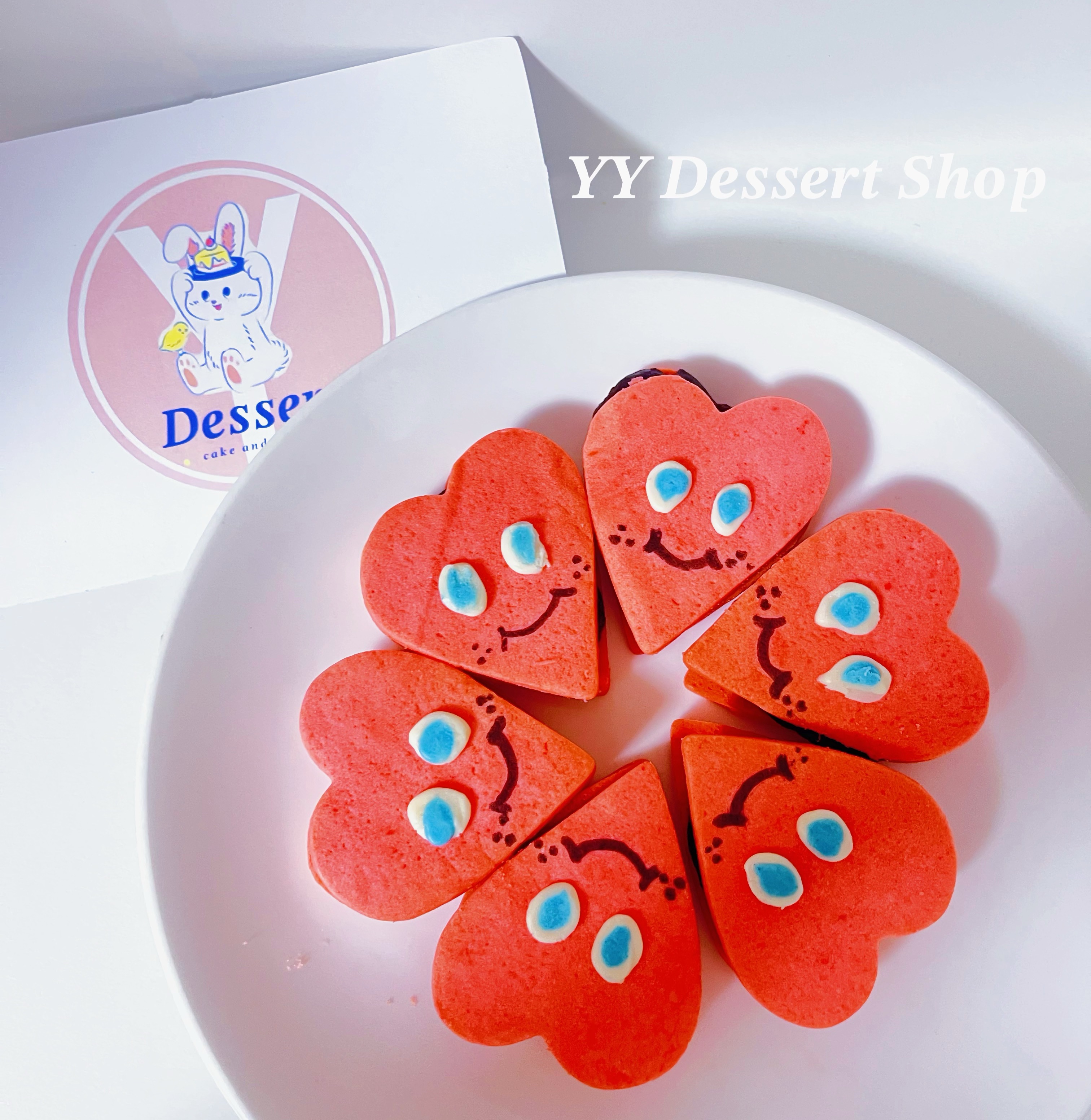 愛心生巧夾心餅乾❤️醜萌敲可愛