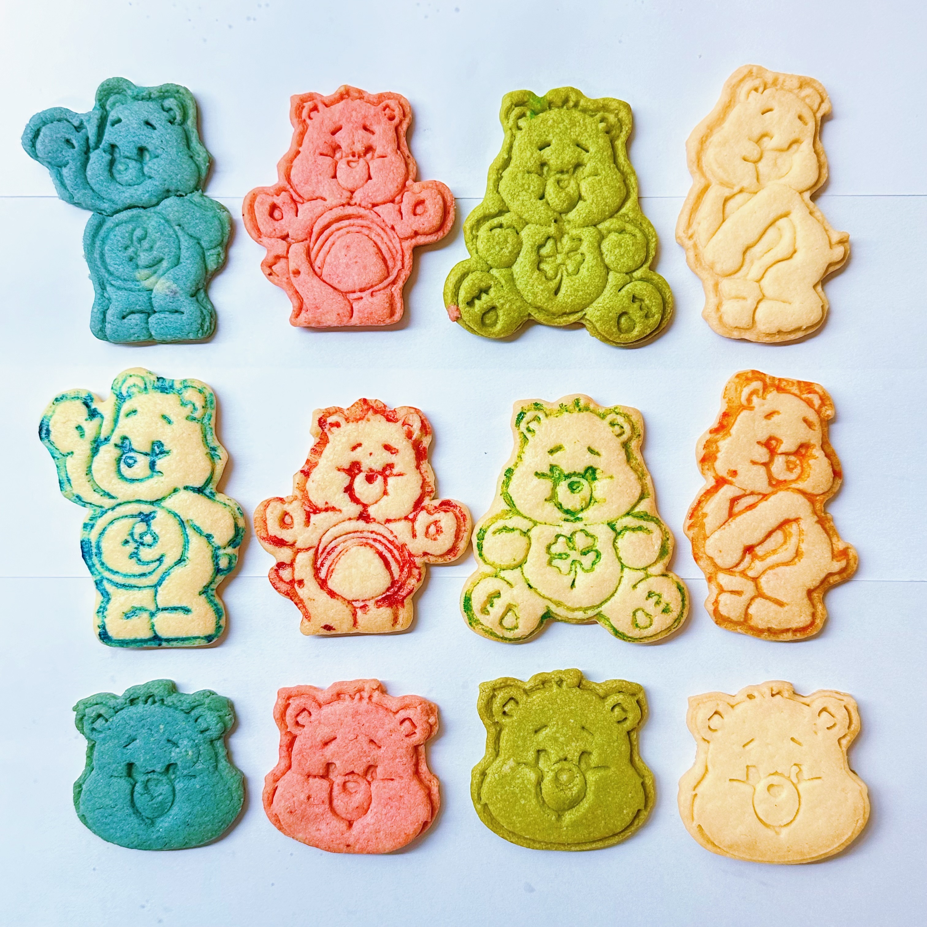 Care Bears 彩虹熊造型曲奇餅乾
