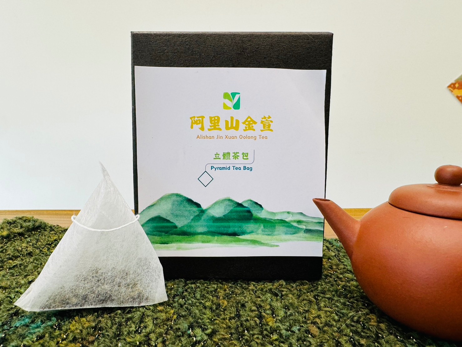世揚茗茶｜果香金萱 金萱烏龍原片茶包 原葉可回沖 阿里山茶 阿里山冷泡茶