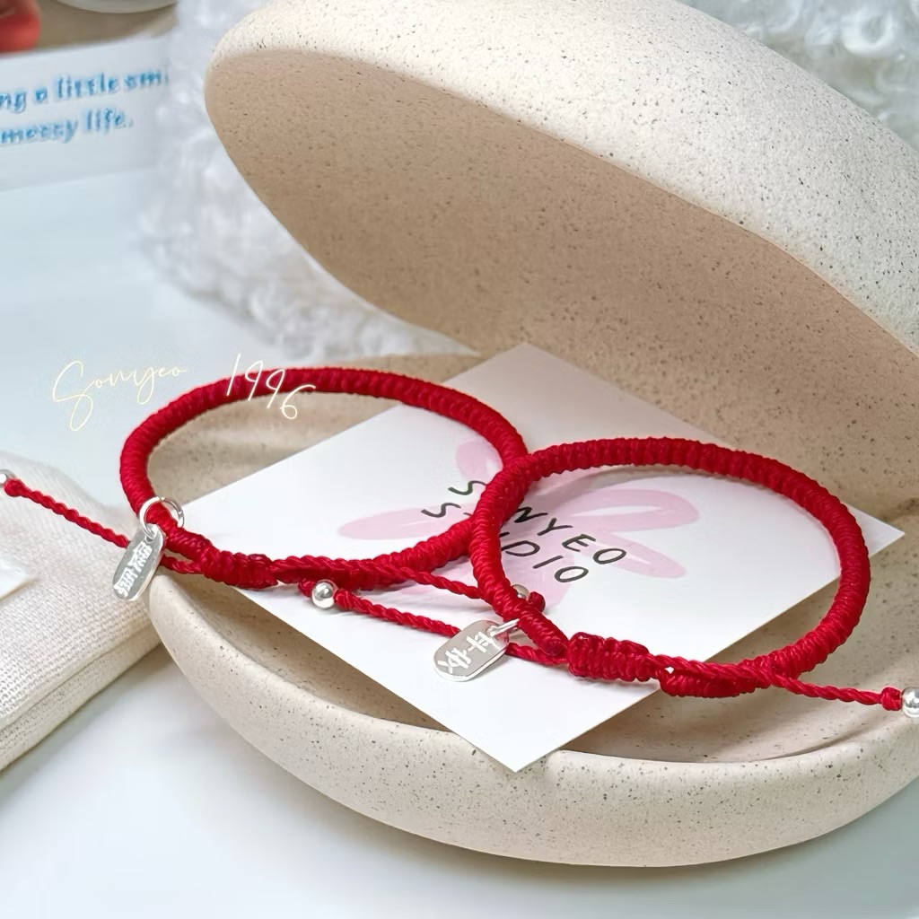 | 𝘀𝗼𝗻𝘆𝗲𝗼 𝘀𝘁𝘂𝗱𝗶𝗼 ｜✨純銀平安健康綴飾手作手鍊