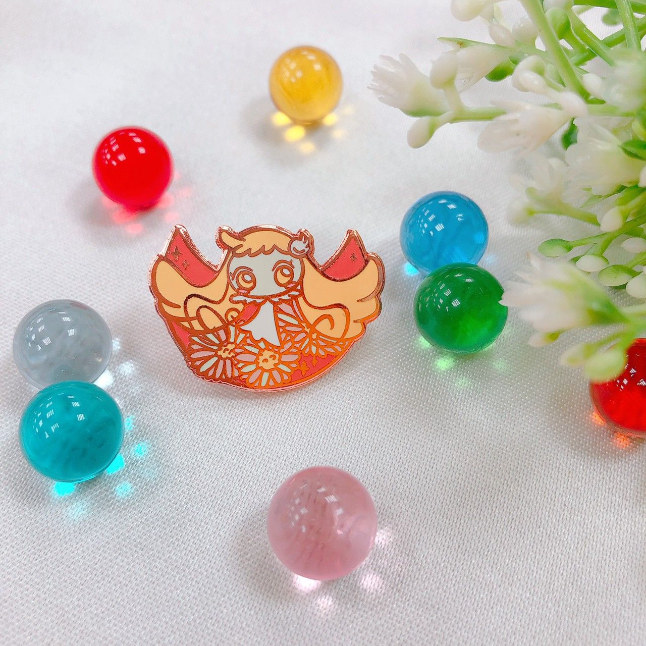 【同人】小魔女doremi 精靈金屬徽章＿豆豆