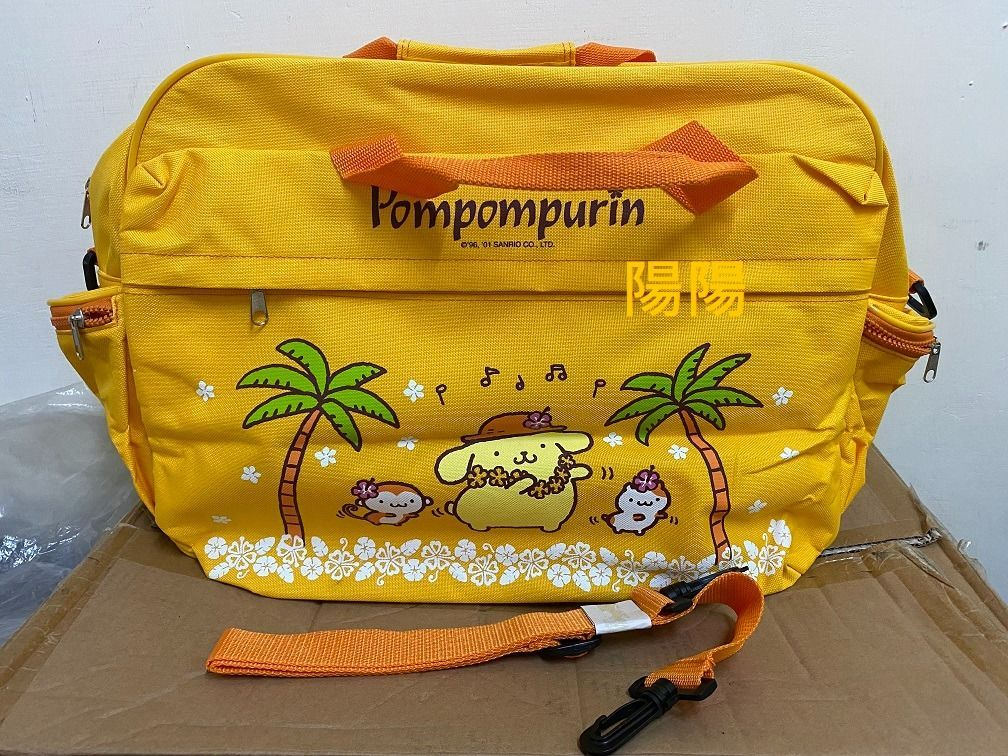 1700.【陽陽小舖】紀念品 中華商業銀行 三麗鷗 布丁狗 行李袋 旅行袋 袋子 包包 提袋 手提袋 背袋 運動袋 $4