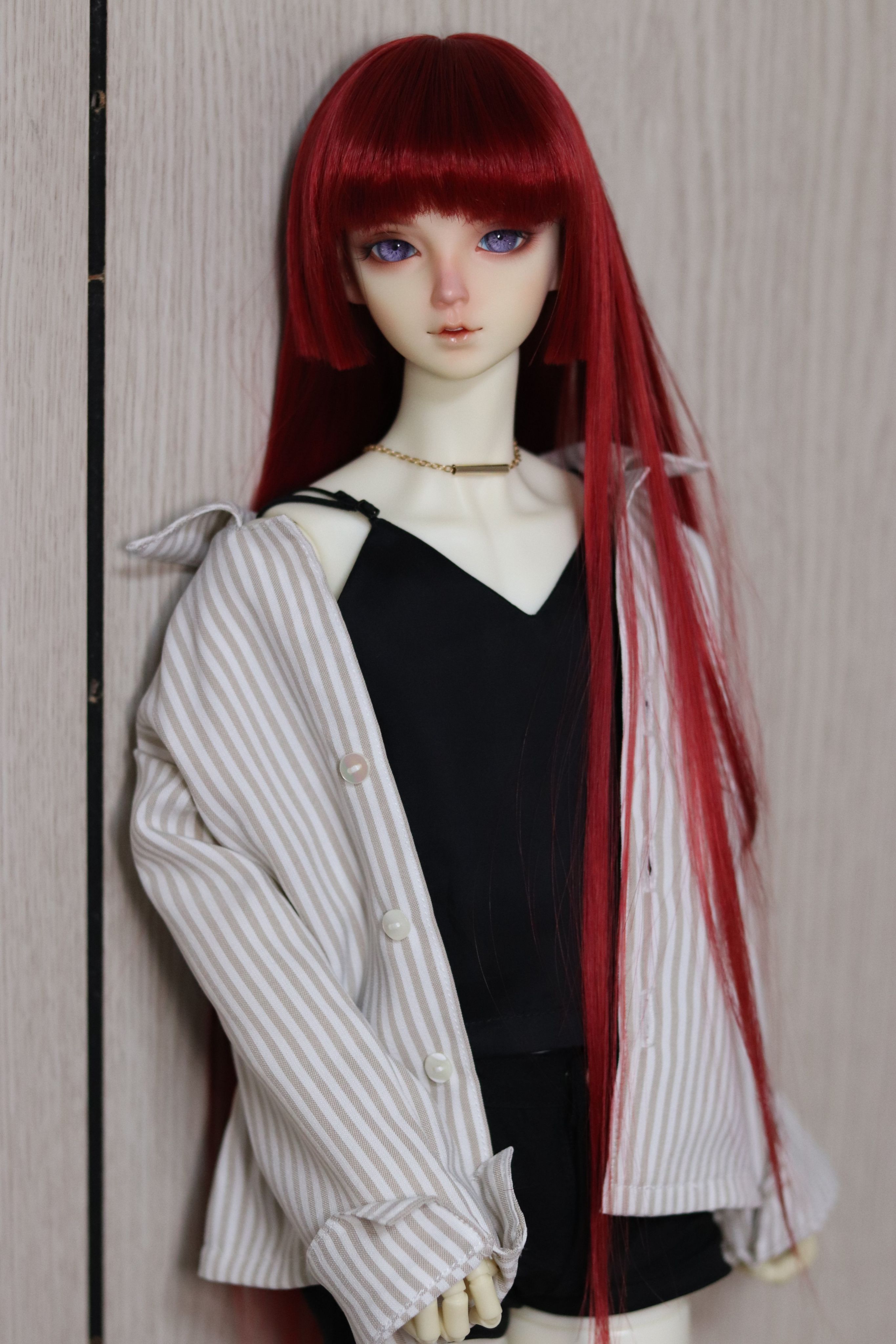 溫室樹洞-古巴領條紋襯衫 有鈕扣版