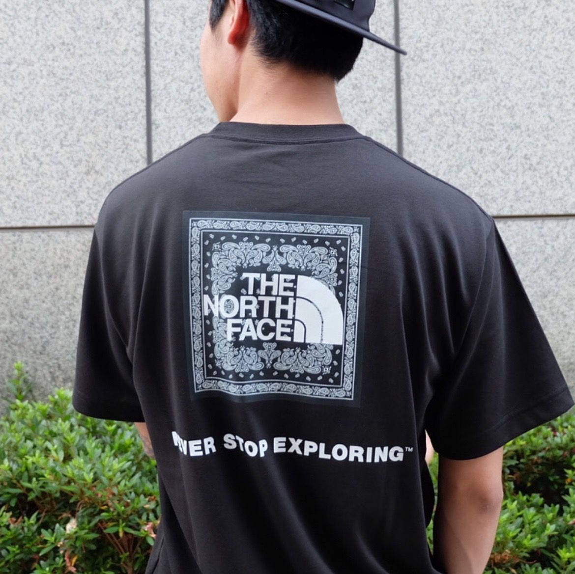 （預購）男版TheNorthFace變形蟲圖騰SquareLogoTee