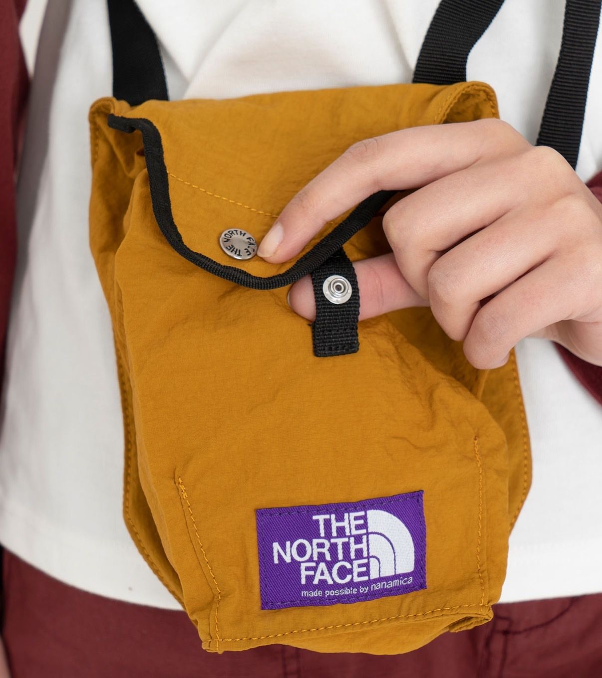 日本限定 THE NORTH FACE PURPLE LABEL 紫標 防撕裂斜背小包