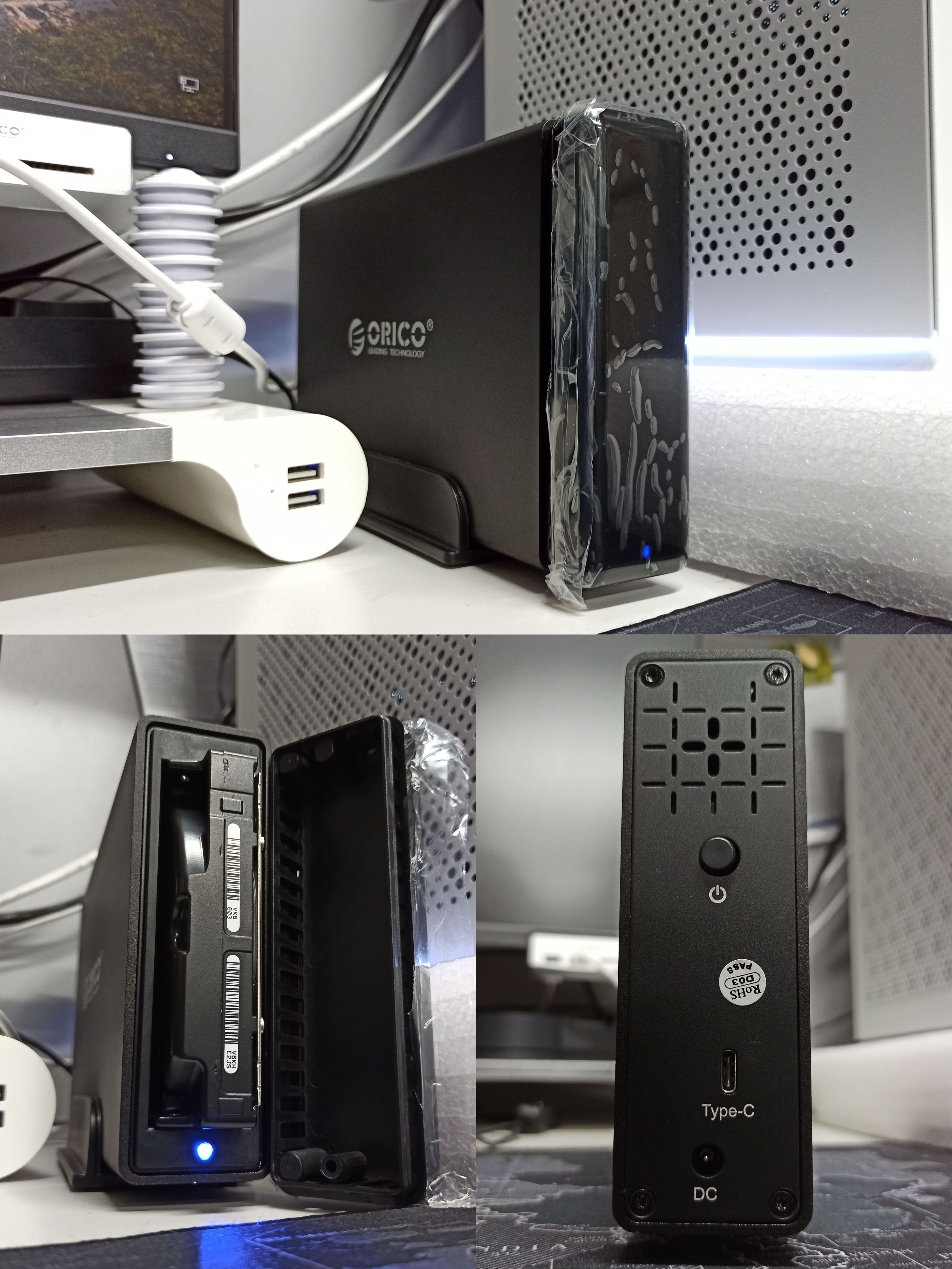 ORICO NS100C3 USB3.1 TYPE-C單槽硬碟櫃
