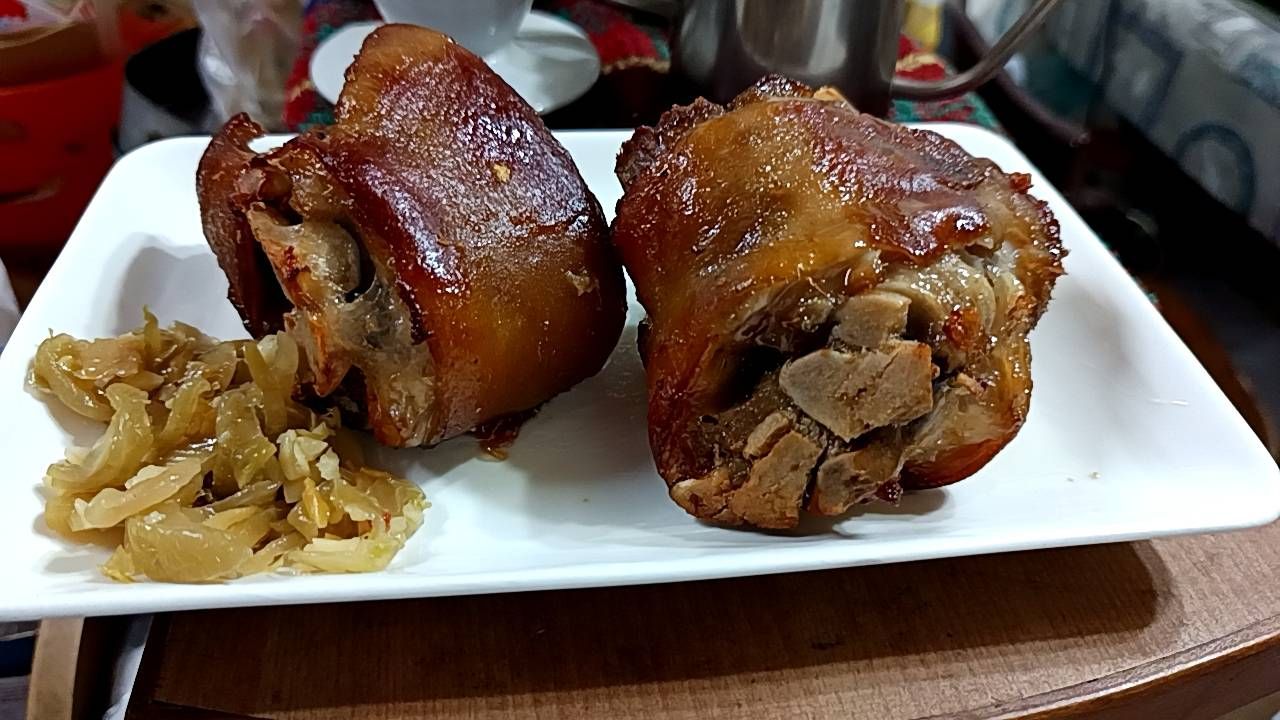 微波即食德國豬腳400g1入（熟食） 已投保產品責任險一千萬!